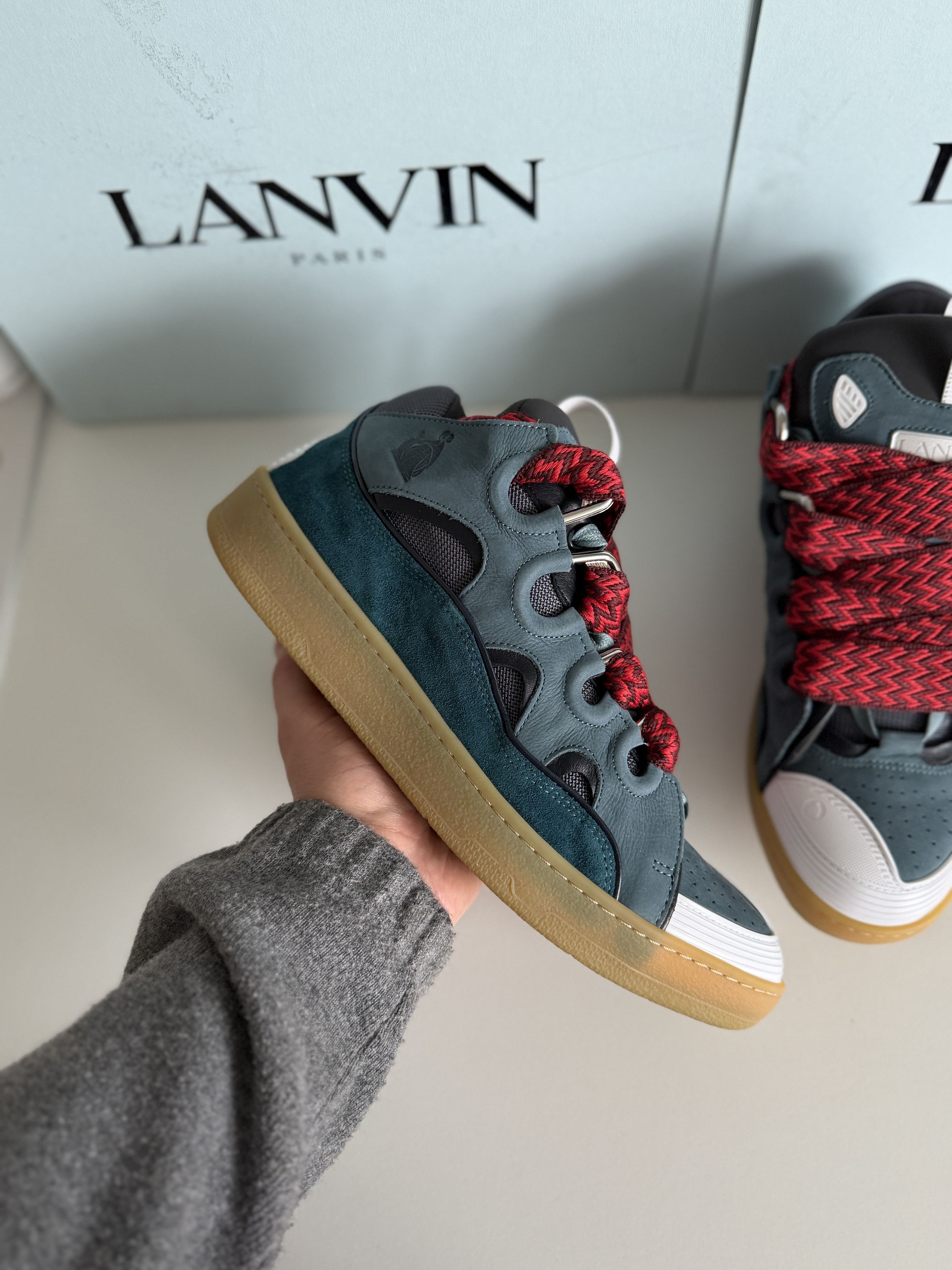 Lanvin Lanvin Curb Sneakers Size US 12 / EU 45 - 5 Thumbnail