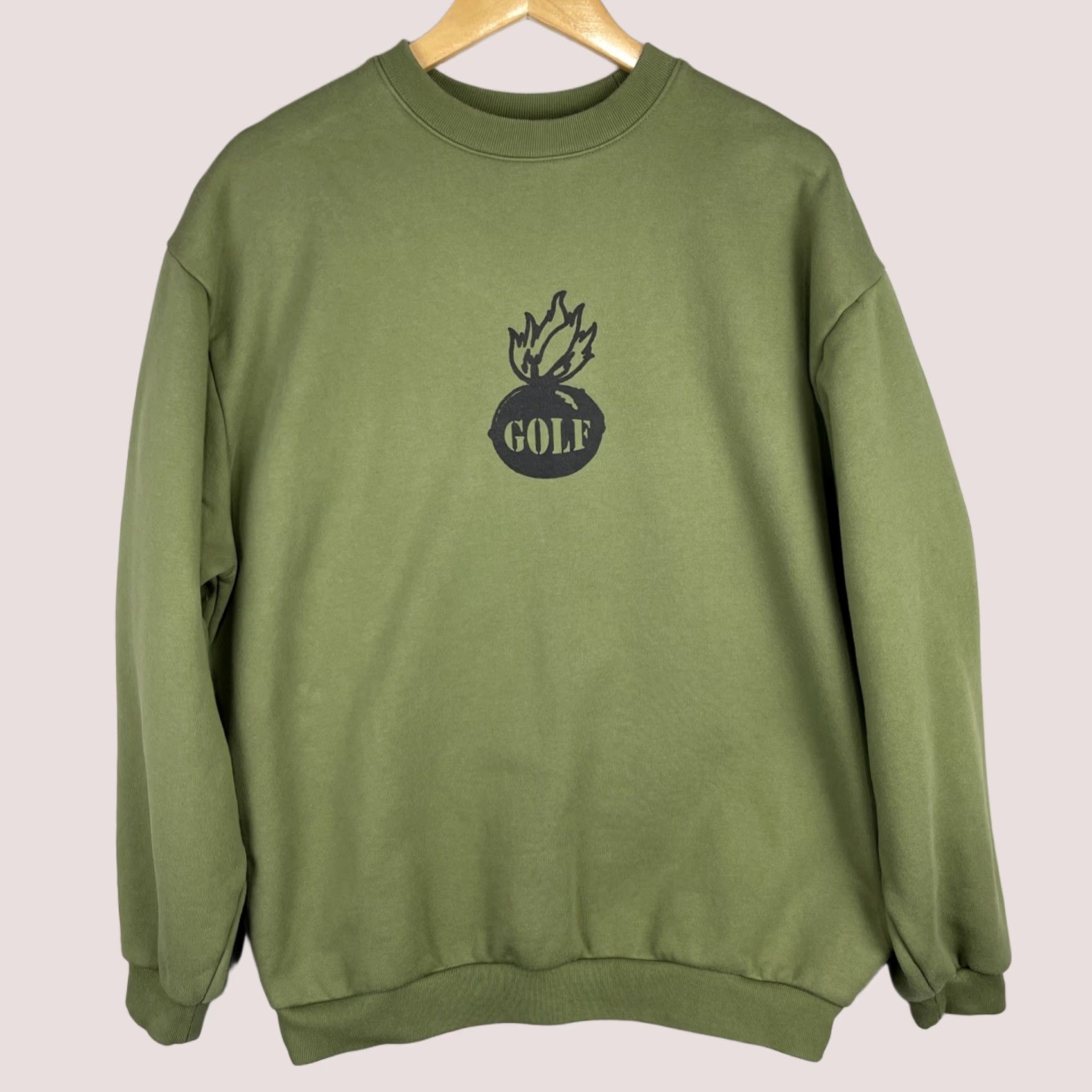 Golf Wang VINTAGE Golf Wang Sweater Mens XL Green Bomb Sweatshirt Pullover Tyler The Creator Size US XL / EU 56 / 4 - 1 Thumbnail