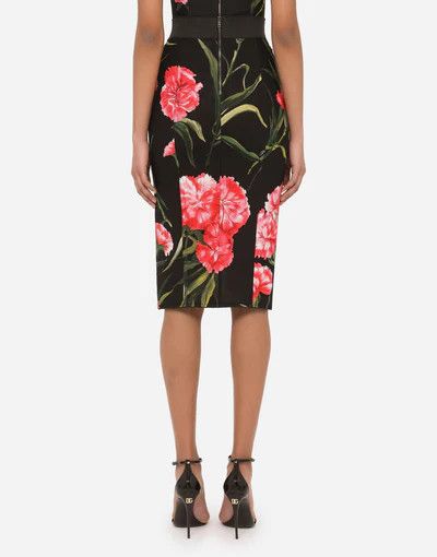Dolce & Gabbana o1y0925 Midi Skirt in Multicolor Size 26" / US 2 / IT 38 - 2 Thumbnail