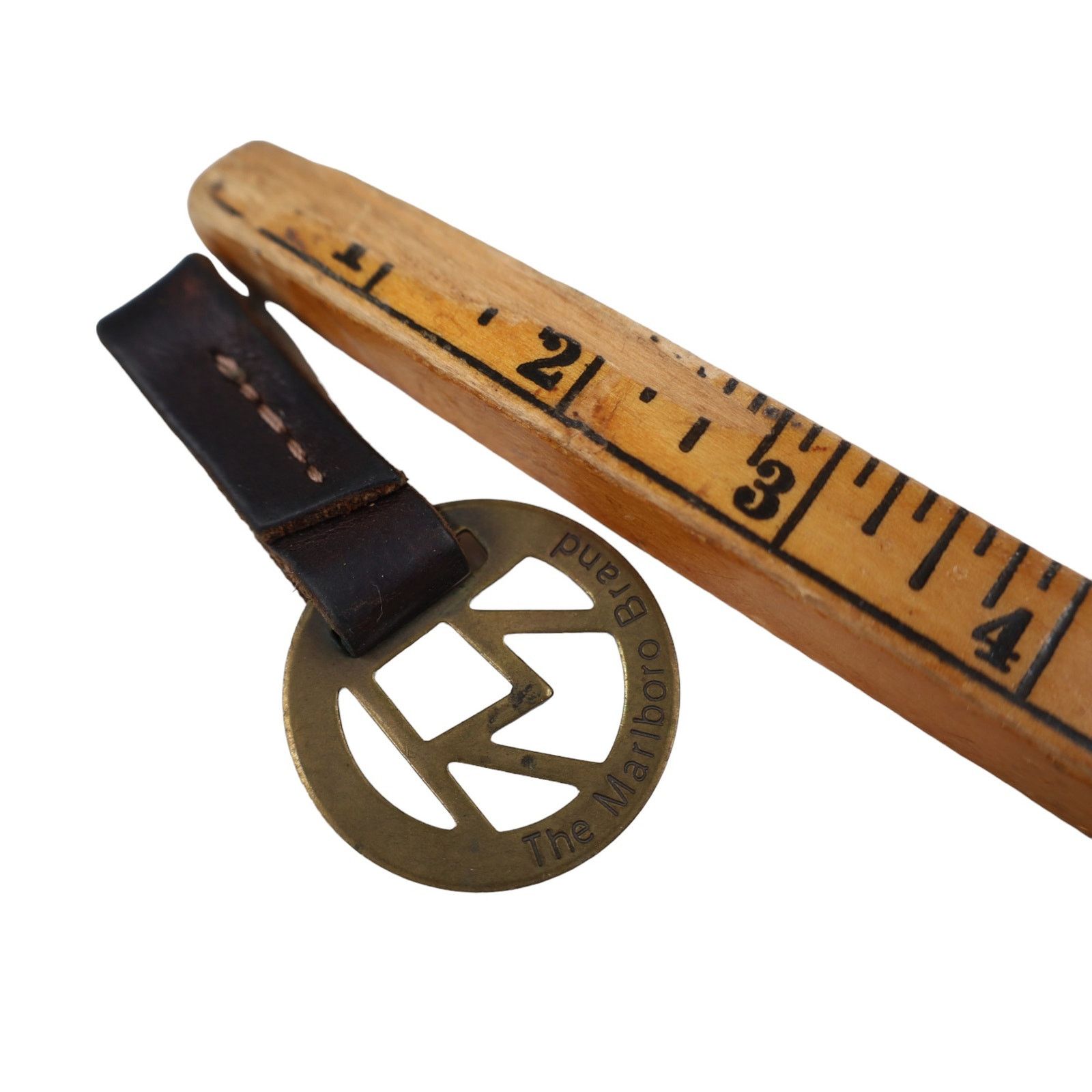 Marlboro × Vintage Vintage Marlboro Cigarettes Brass Key Chain Fob Size ONE SIZE - 4 Thumbnail