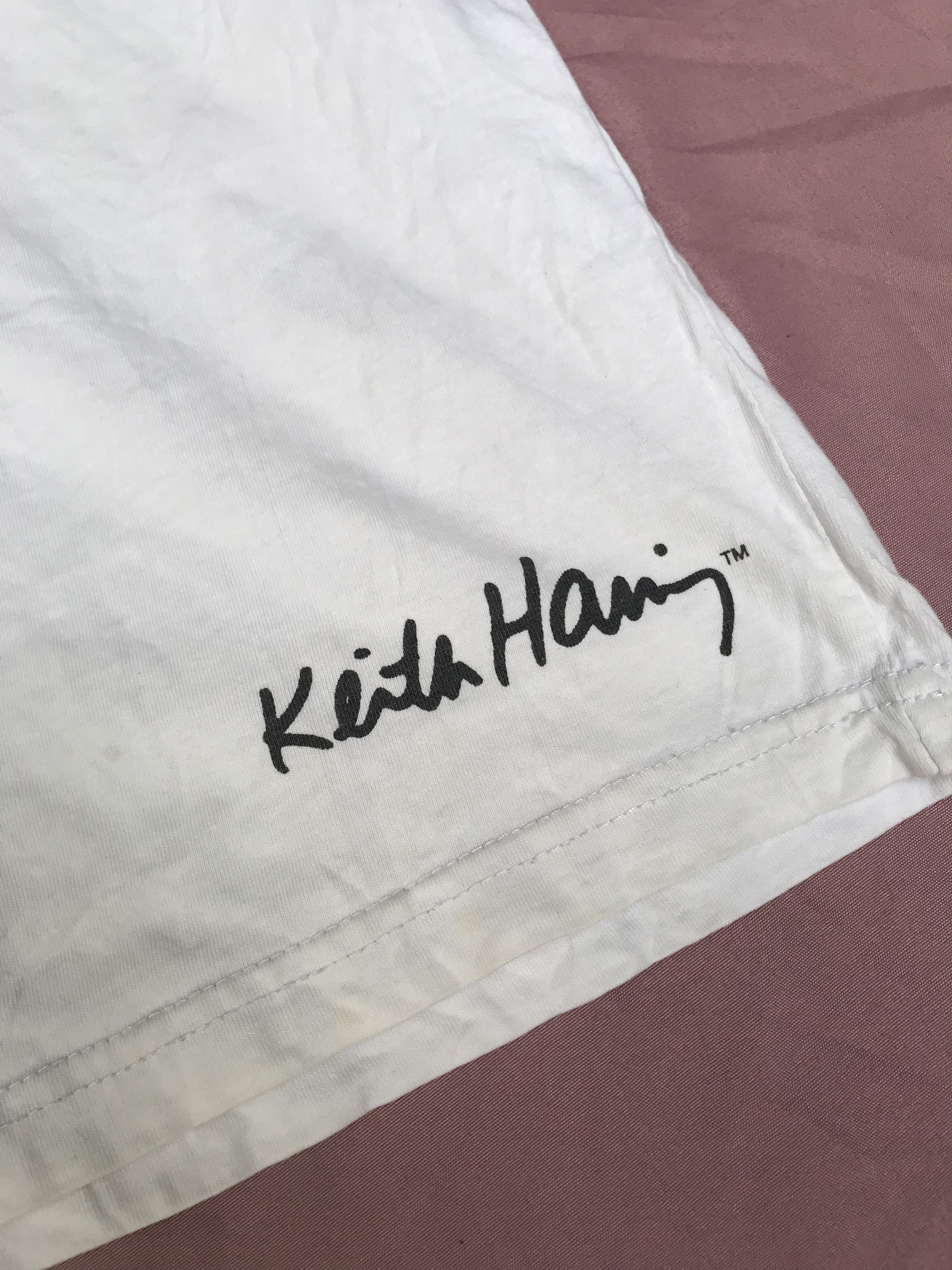Keith Haring × Mastermind Japan MASTERMIND JAPAN x KEITH HARRING "dancing heart" Tshirt Size US L / EU 52-54 / 3 - 5 Thumbnail