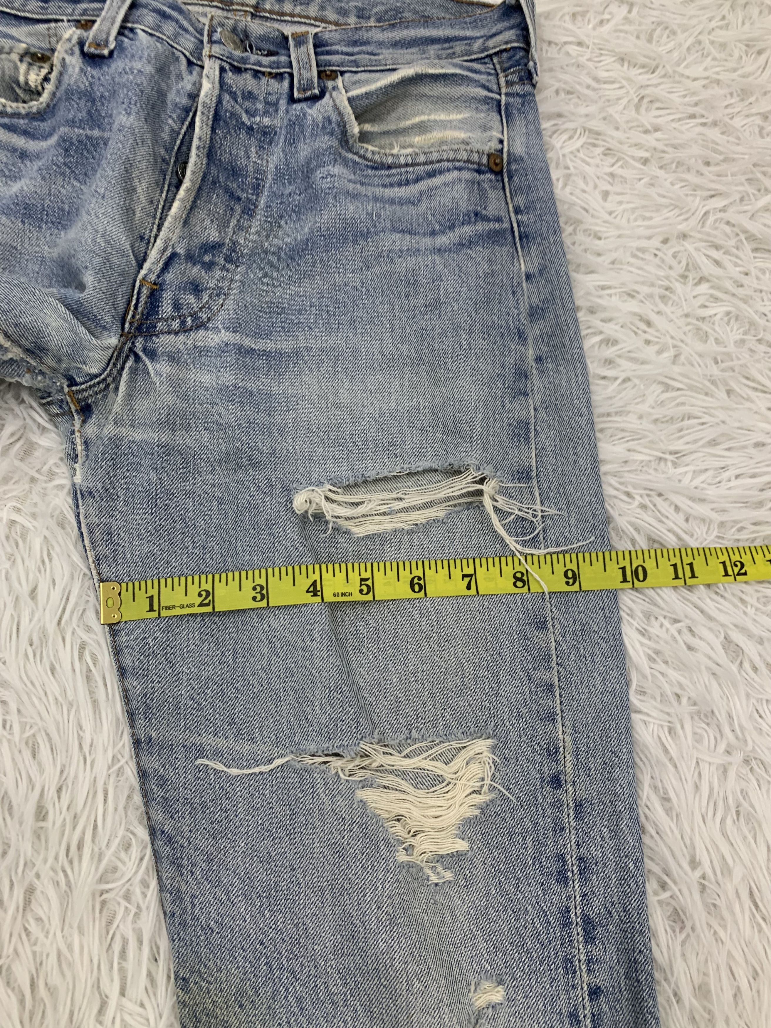 Levi's Vtg 80s Levi's 501 Selfedge Jeans Pant Button 524 Size US 28 / EU 44 - 16 Thumbnail