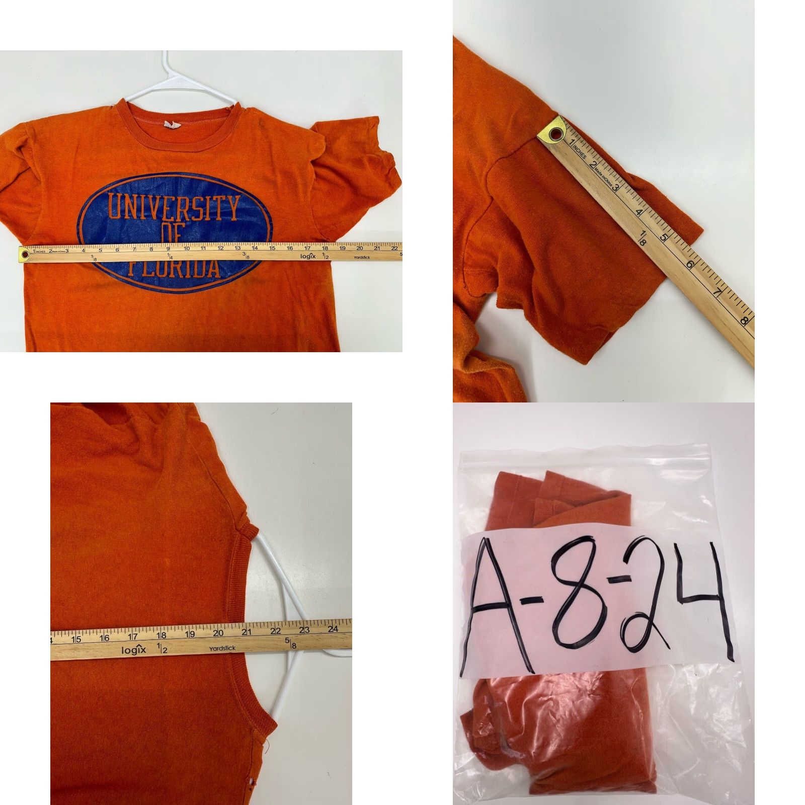 Champion VINTAGE Champion Womens Shirt University of Florida VTG Short Sleeve Orange M Regular 100% Cotton Casual Tee Womens 70s 80s 90s College Football Size M / US 6-8 / IT 42-44 - 8 Thumbnail