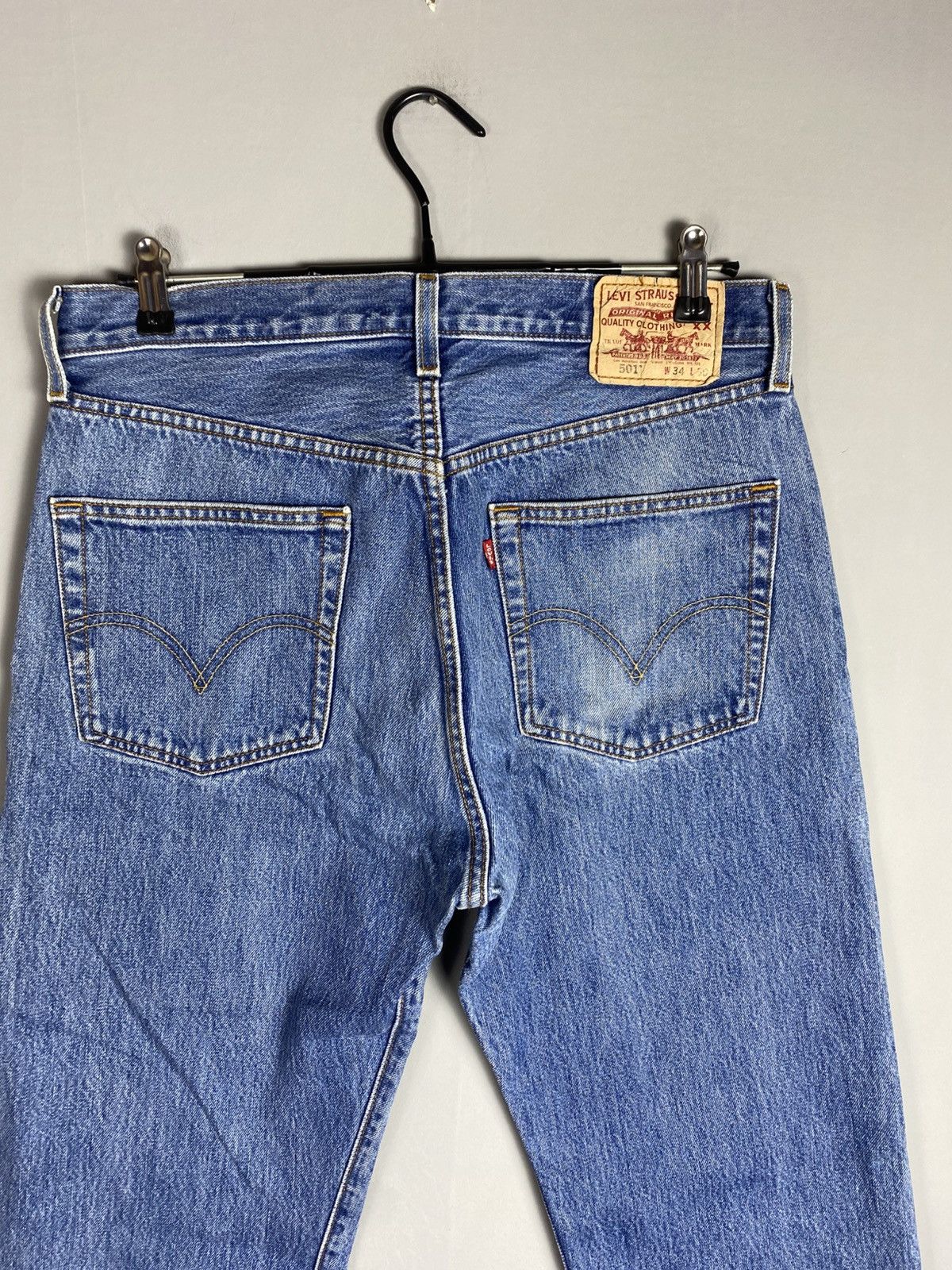 Levi's Vintage 90s Levi’s 501 jeans denim Size US 34 / EU 50 - 2 Thumbnail