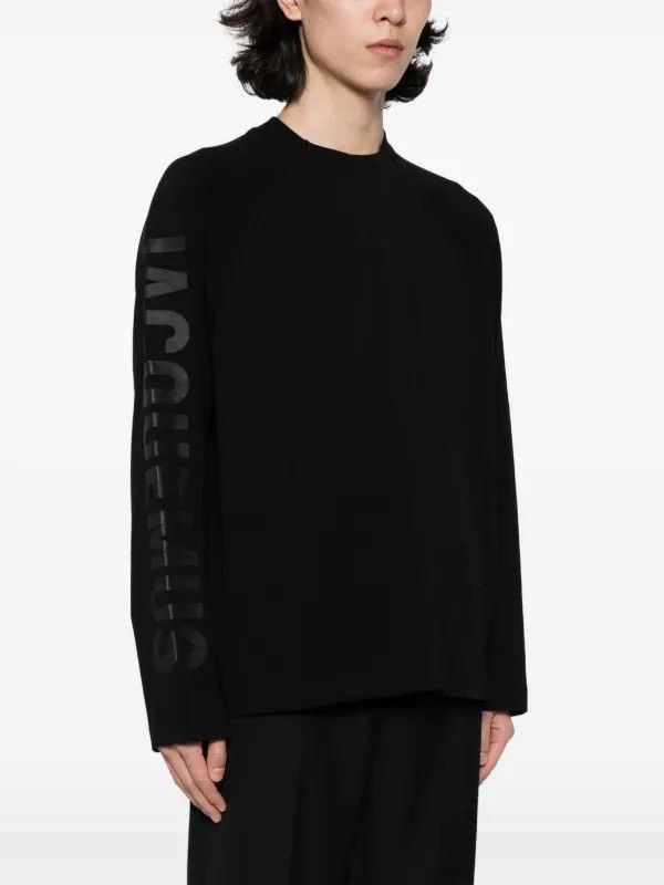 Jacquemus Jacquemus Big Sleeve Logo Black Longsleeve Size L Size US L / EU 52-54 / 3 - 1 Thumbnail
