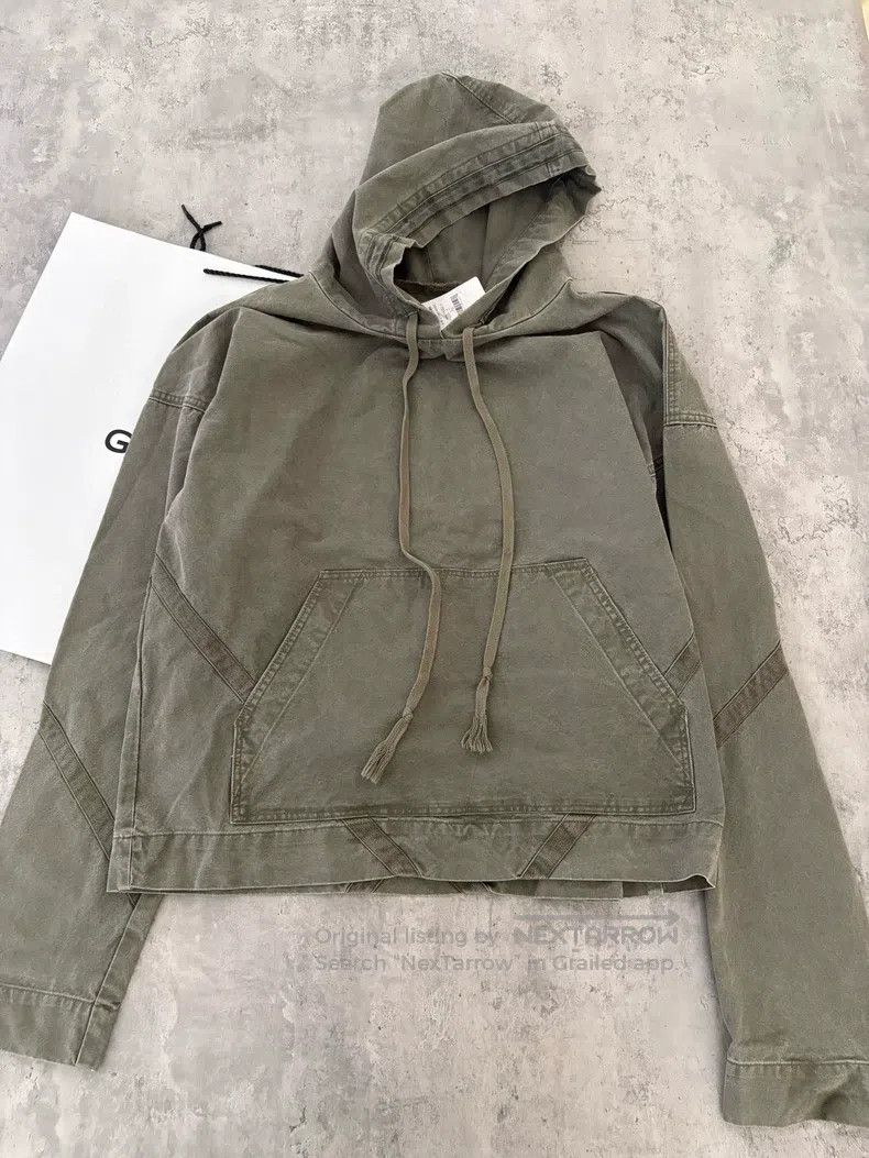 Greg Lauren Greg Lauren Hooded Cotton Canvas Sweatshirt Size US L / EU 52-54 / 3 - 1 Thumbnail