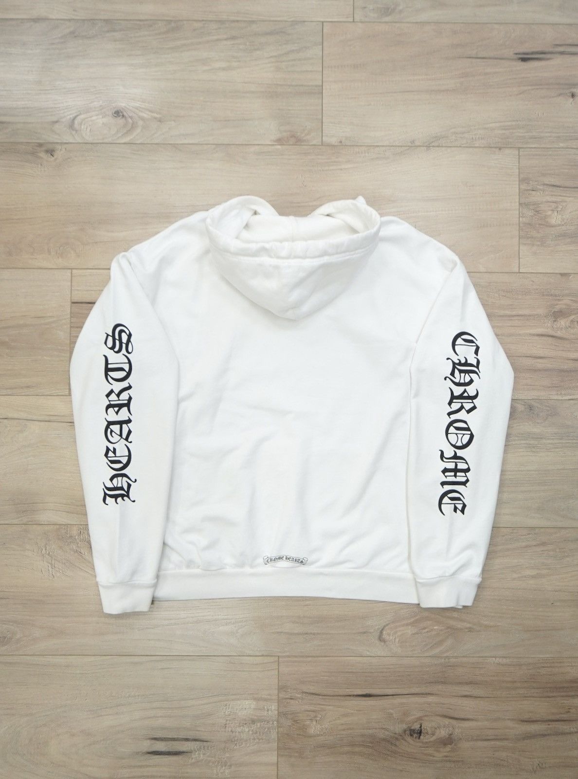 Chrome Hearts Chrome Hearts Vertical Logo White Hoodie Size US XL / EU 56 / 4 - 2 Thumbnail