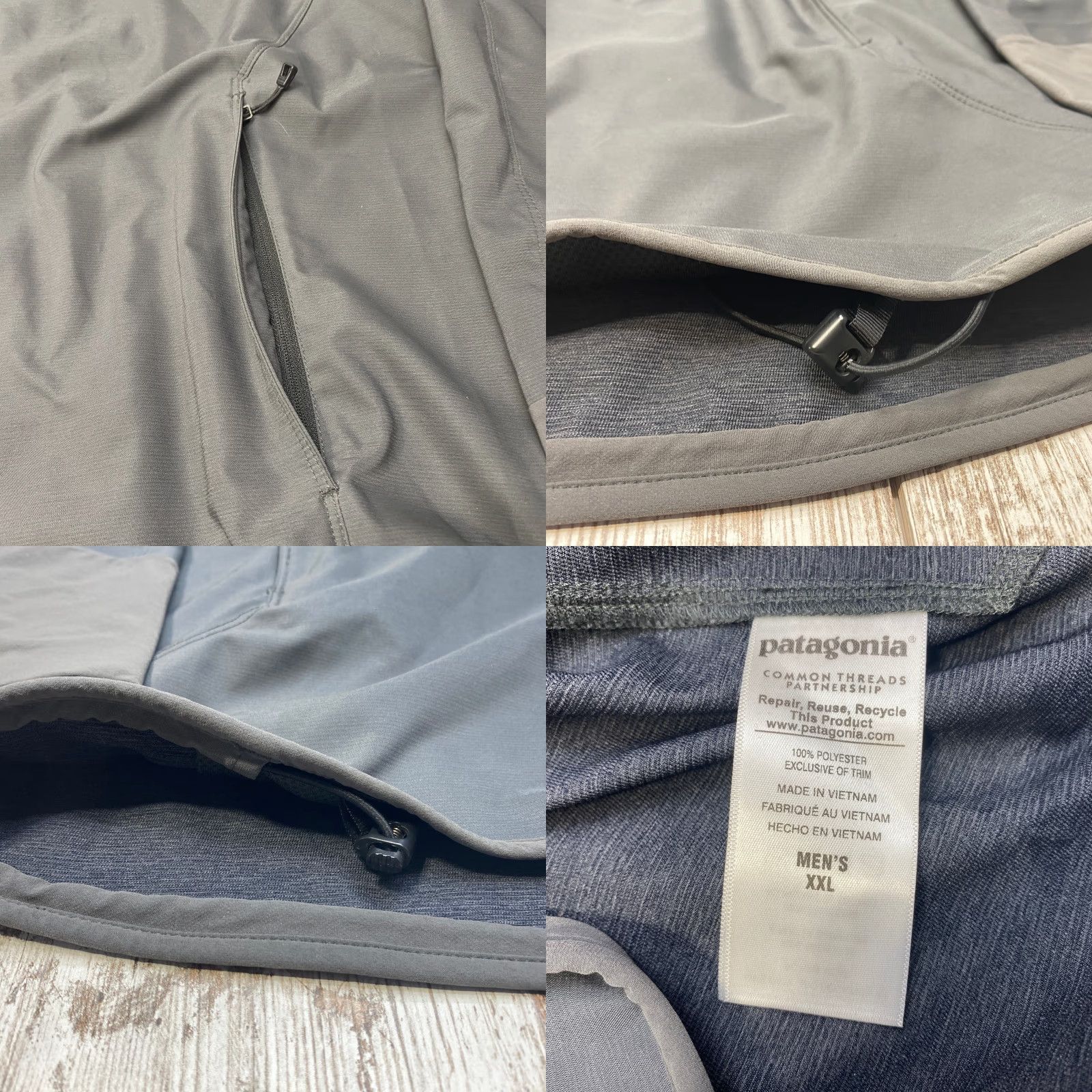 Patagonia Patagonia Jacket 2XL Gray Full Zip Hoody Levitation Men’s Shell 83030 7422 Size US XXL / EU 58 / 5 - 8 Thumbnail