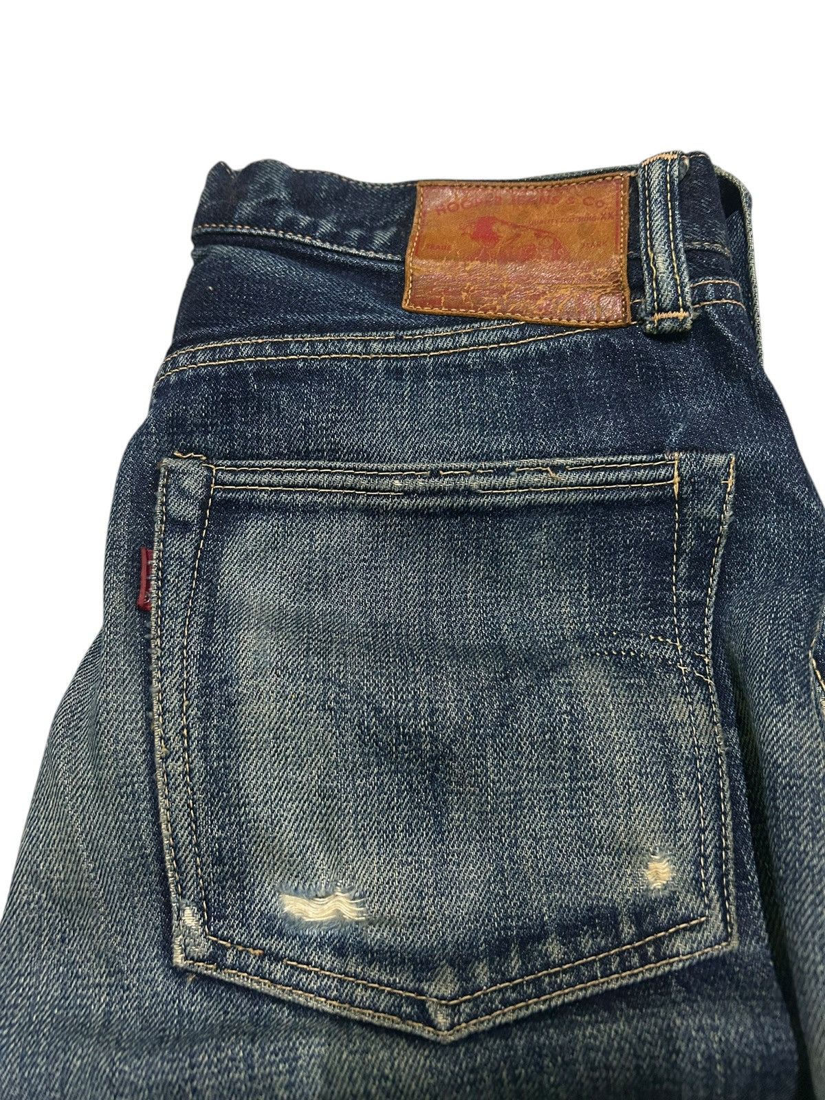 Japanese Brand × Kapital × Vintage Vtg JapaneseBrand Hooper jeans Distreessed Selvedge Denim 🎌☠️ Size US 30 / EU 46 - 12 Thumbnail