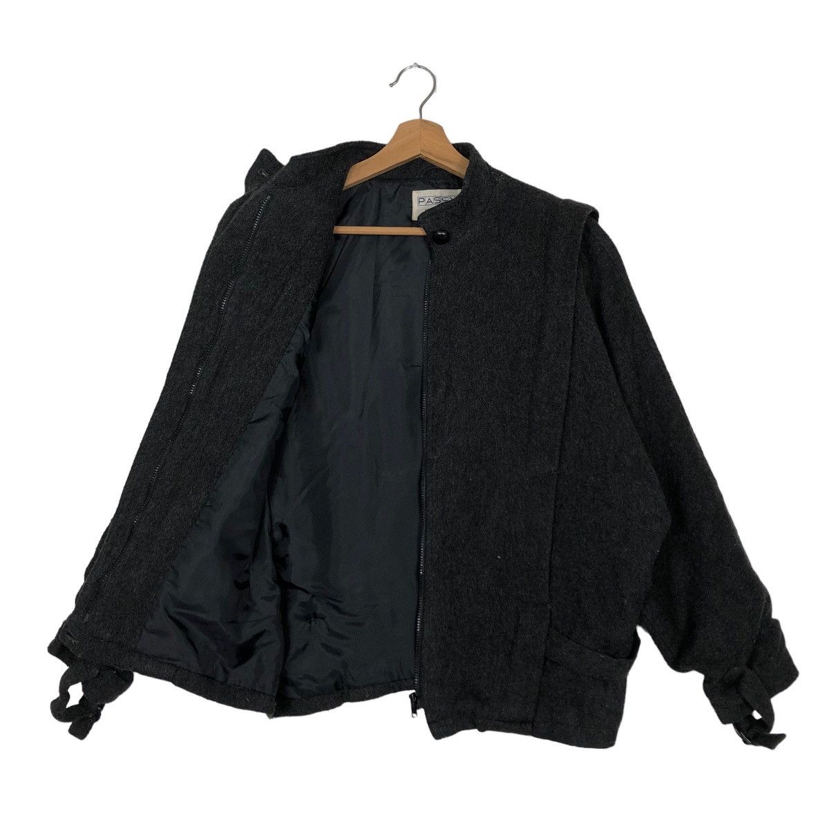 Japanese Brand 🔥Wool Bomber Jacket Passy Issey Miyake Made in Japan Size US M / EU 48-50 / 2 - 9 Thumbnail