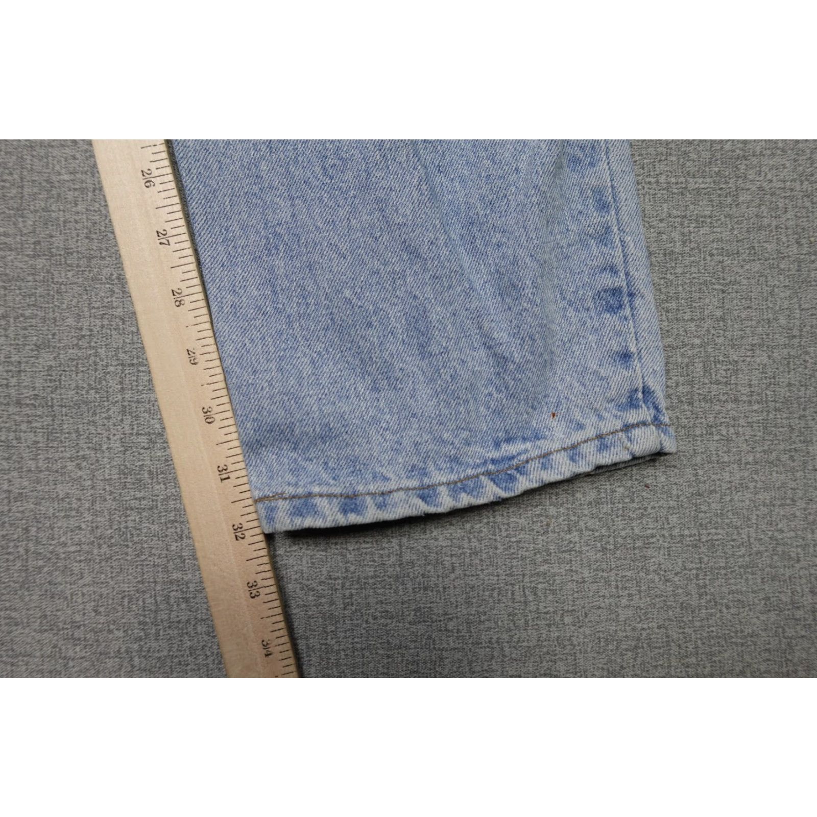 Levi's VINTAGE Levi's 550 Jeans Mens 36x32 Blue Relaxed Fit Light Wash Western Cowboy Jeans Size US 36 / EU 52 - 7 Thumbnail