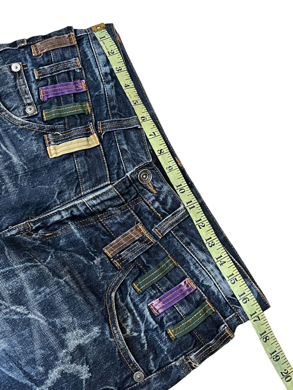 Japanese Brand SICK🔥JAPANESE BRAND "NYLAUS JEANS" DOUBLE WAIST JEANS Size US 34 / EU 50 - 13 Thumbnail