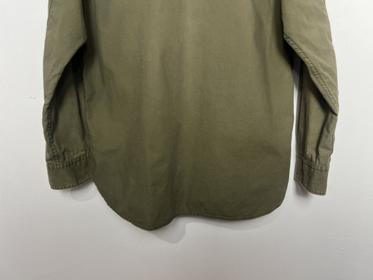 Uniqlo Uniqlo Olive Green Fade Cotton Utility Shirt Size US L / EU 52-54 / 3 - 6 Thumbnail