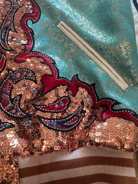Gucci GUCCI Sequin embroidered bomber jacket Size US M / EU 48-50 / 2 - 10 Thumbnail