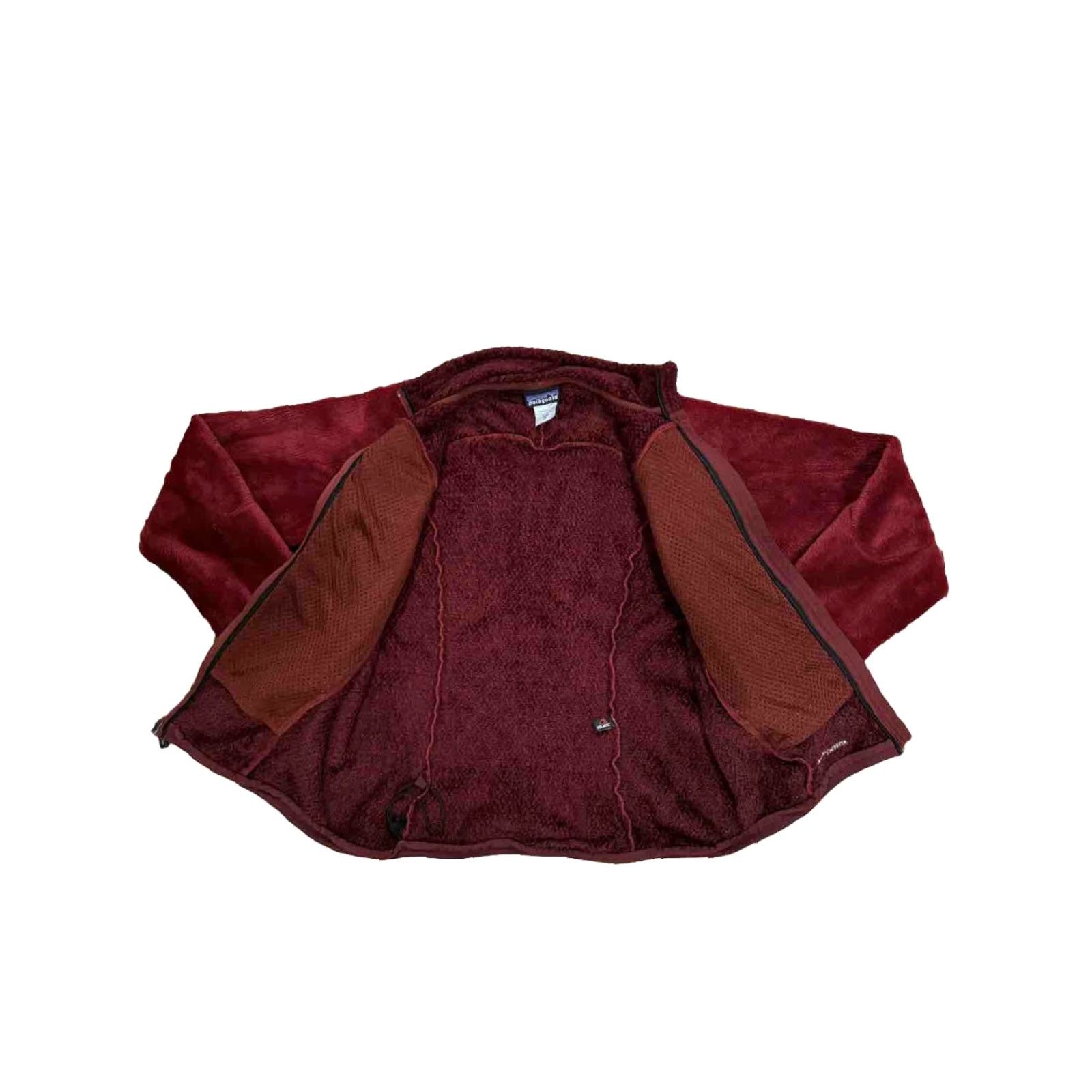 Patagonia VINTAGE Patagonia Jacket Women Med Maroon R4 Regulator Full Zip Deep Pile Polartec Jacket Women Medium Red 90s Outdoor Winter Fall Spring Womens Size M / US 6-8 / IT 42-44 - 5 Thumbnail