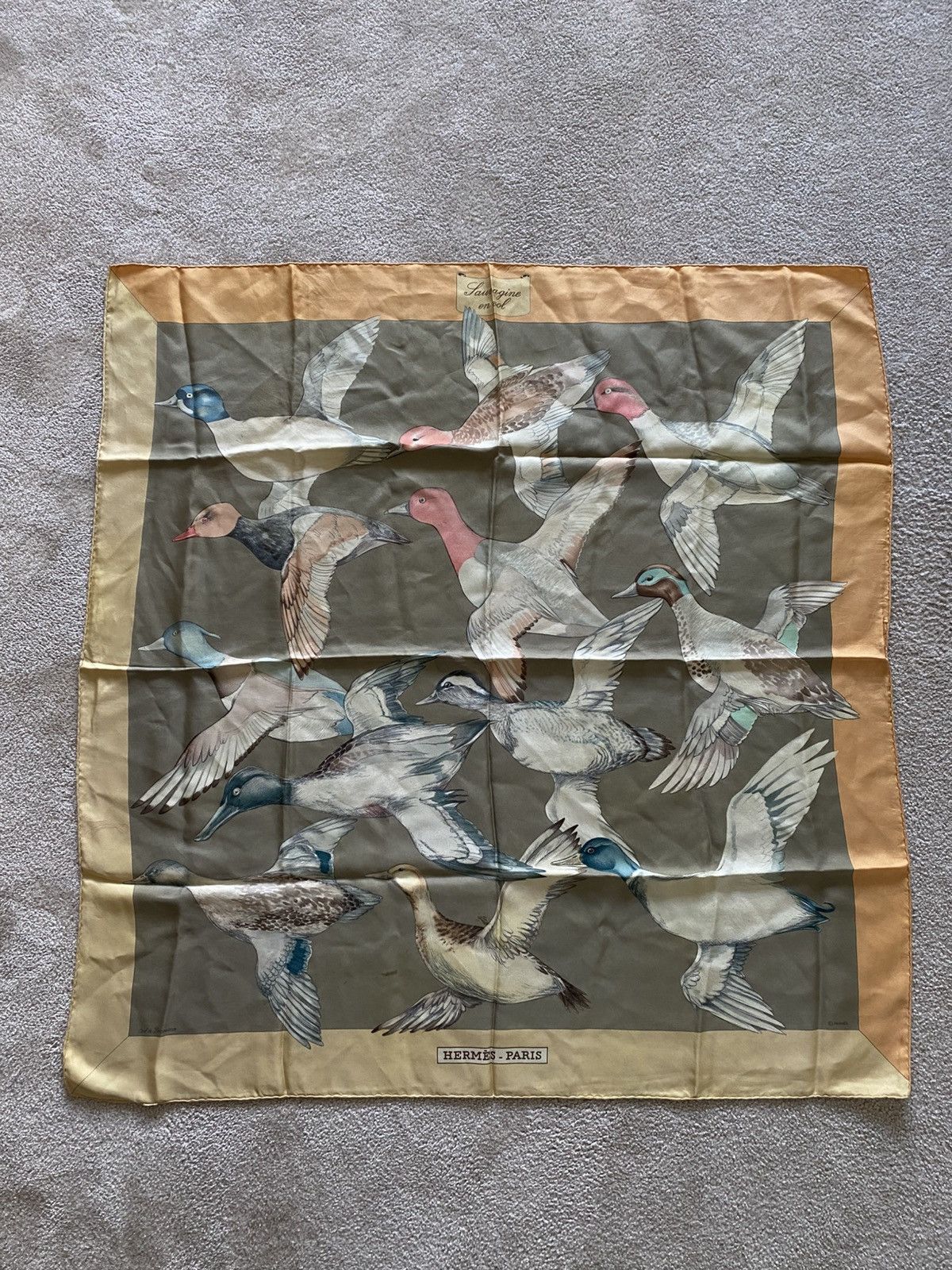 Hermes Vintage Herme’s Silk Scarf Size ONE SIZE - 1 Thumbnail