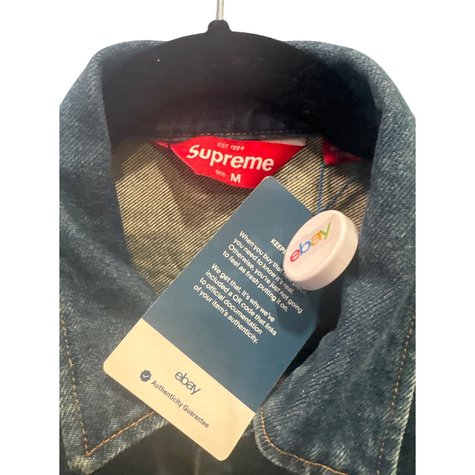 Supreme Supreme Shibori Denim Trucker Jacket Size US M / EU 48-50 / 2 - 2 Thumbnail