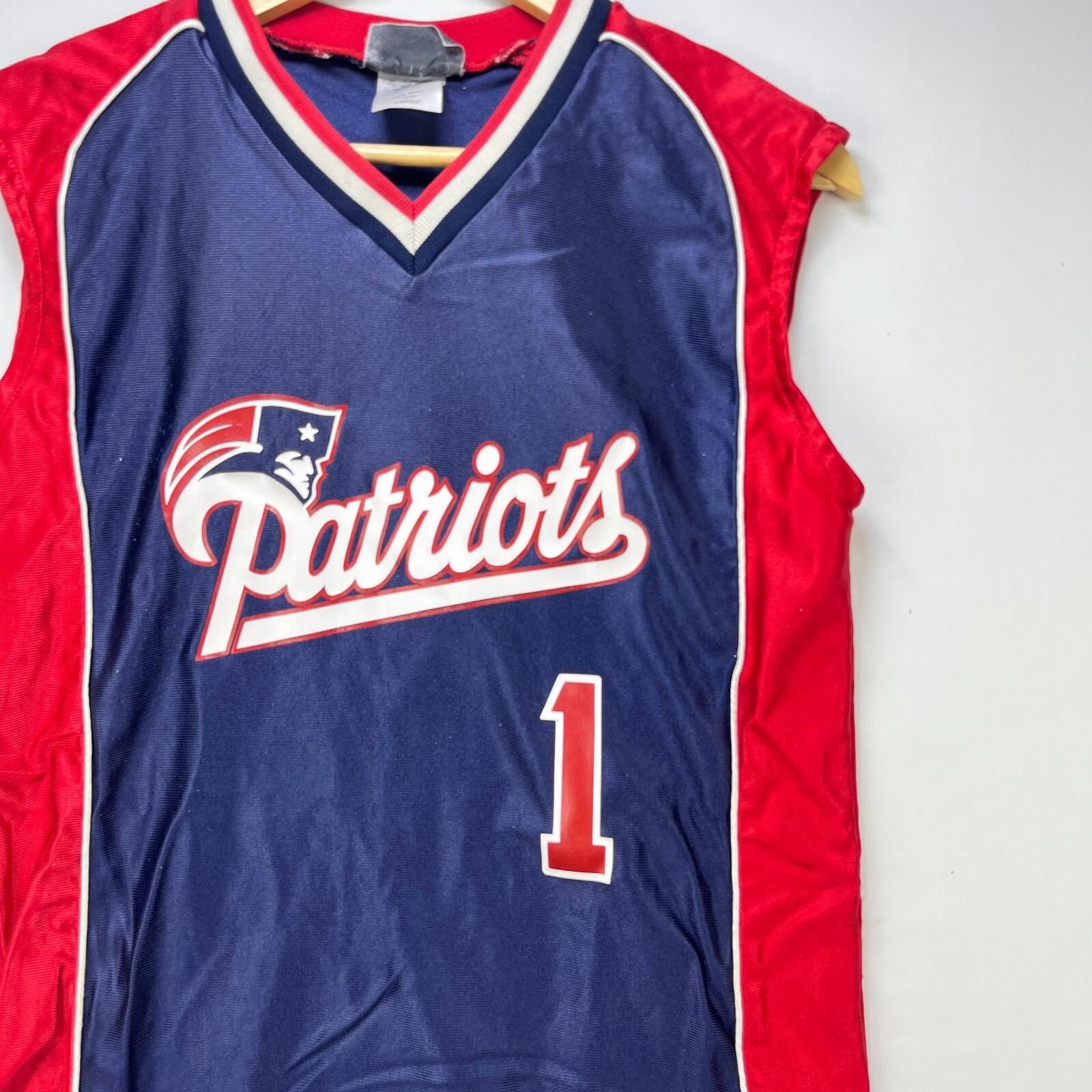 Other Vintage New England Patriots Women's Basketball Jersey Large Size ONE SIZE - 2 Thumbnail