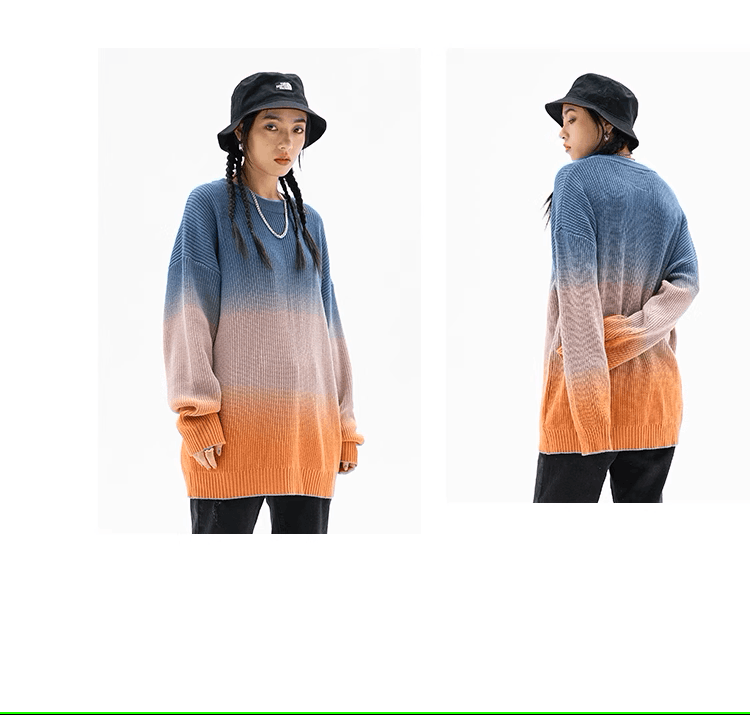 Other Colorflow Fade-effect Knitted Sweater Size US M / EU 48-50 / 2 - 5 Thumbnail