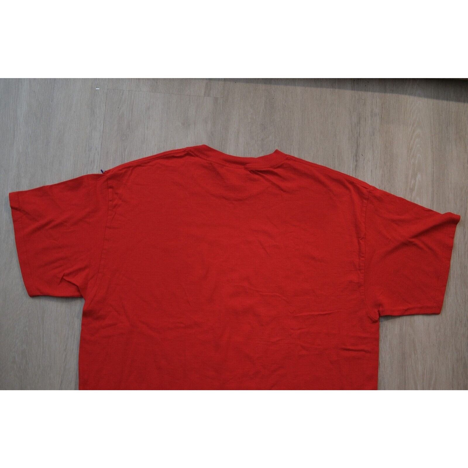 Warner Bros Vintage 90s Scooby Doo Scared Stiff Funny Cartoon Shirt Red Size US XL / EU 56 / 4 - 9 Thumbnail