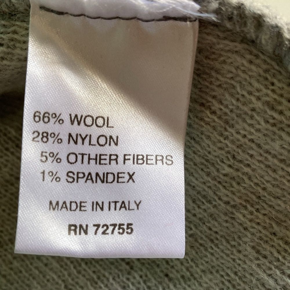 Other AIDA Womens Size M Gray Long Cardigan Sweater Wool Blend One Size M / US 6-8 / IT 42-44 - 5 Thumbnail