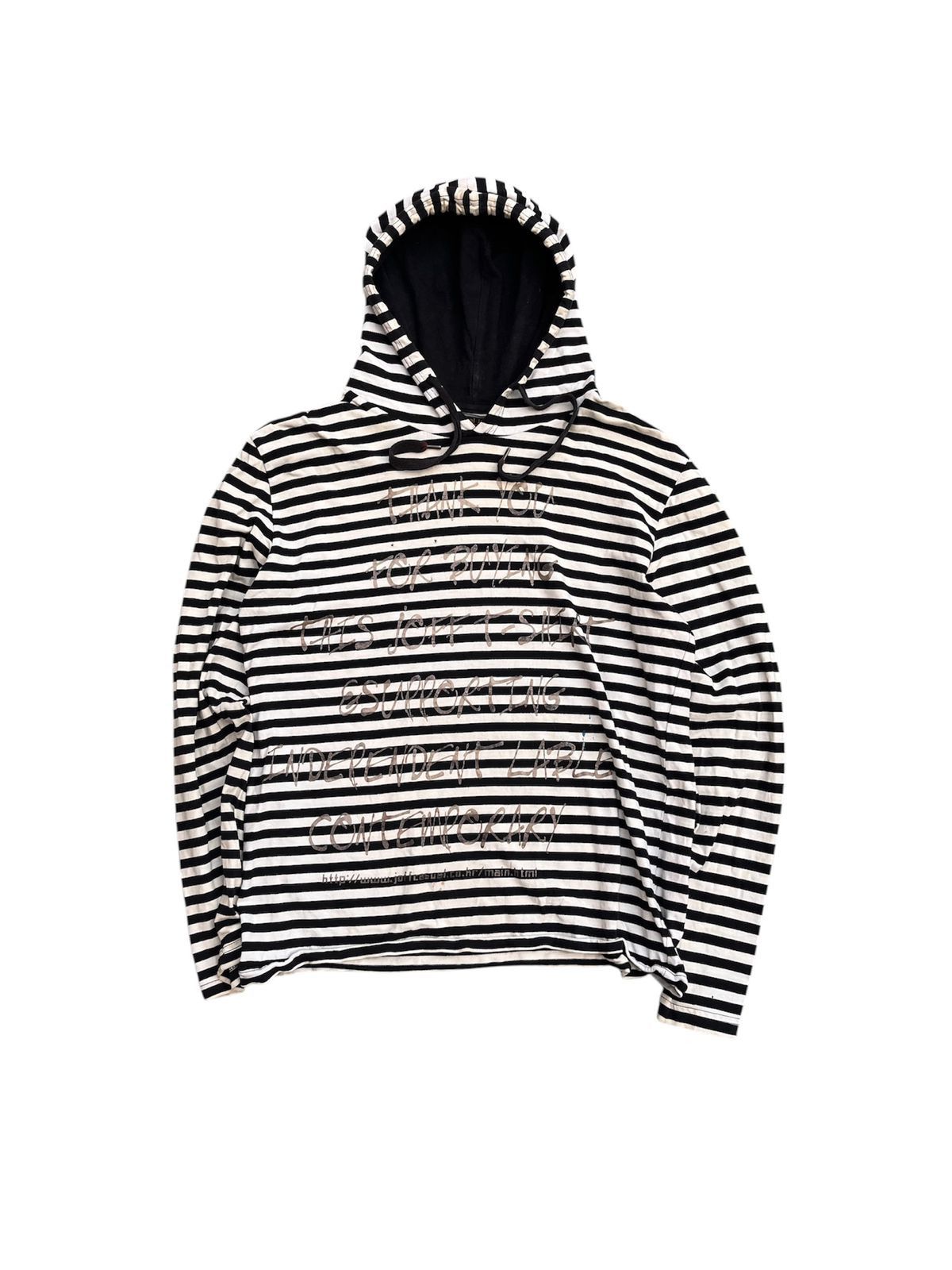 Japanese Brand Gothic Rational Joff Striped Hoodie Punk LGB Size US S / EU 44-46 / 1 - 1 Thumbnail