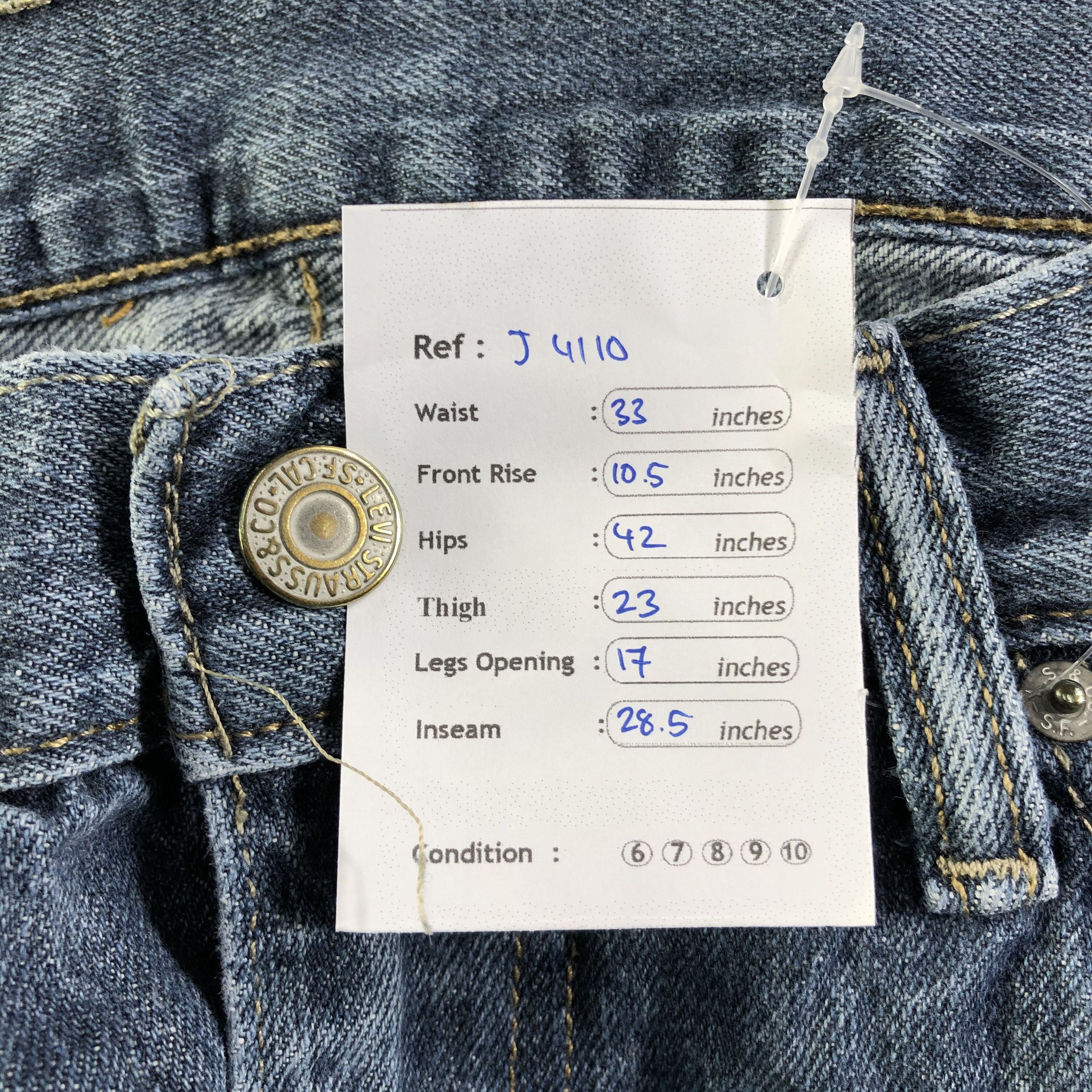 Levi's Vintage Levis 527 Flare Jeans-J4110 Size US 33 - 11 Thumbnail