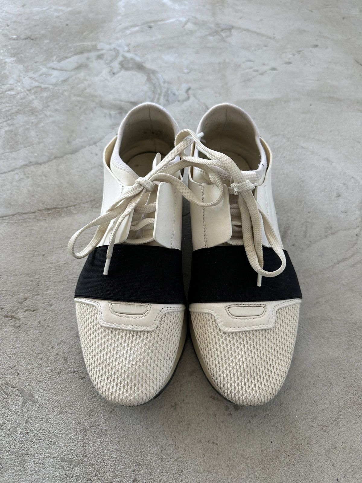 Balenciaga Balenciaga Women’s Designer Race Runner Sneakers Gray Size 5 Size US 5 / IT 35 - 2 Thumbnail