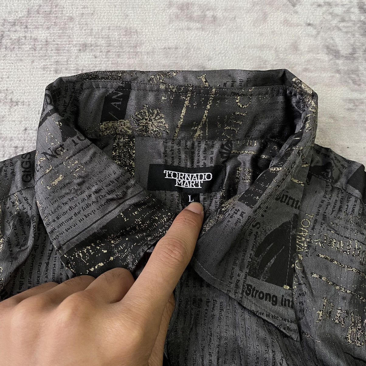 If Six Was Nine × Le Grande Bleu (L.G.B.) × Tornado Mart Tornado Mart Affliction Wrinkled Shirt Size US M / EU 48-50 / 2 - 5 Thumbnail