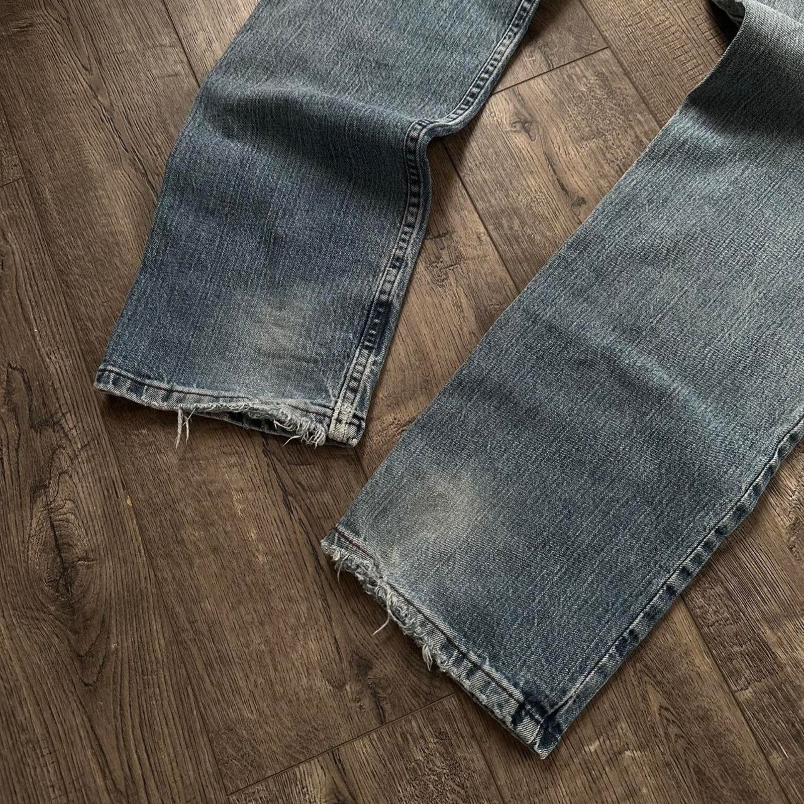 Vintage × Wrangler Vintage Basic Wrangler 20x Worn Denim Blue Jean Pants Size US 30 / EU 46 - 8 Thumbnail