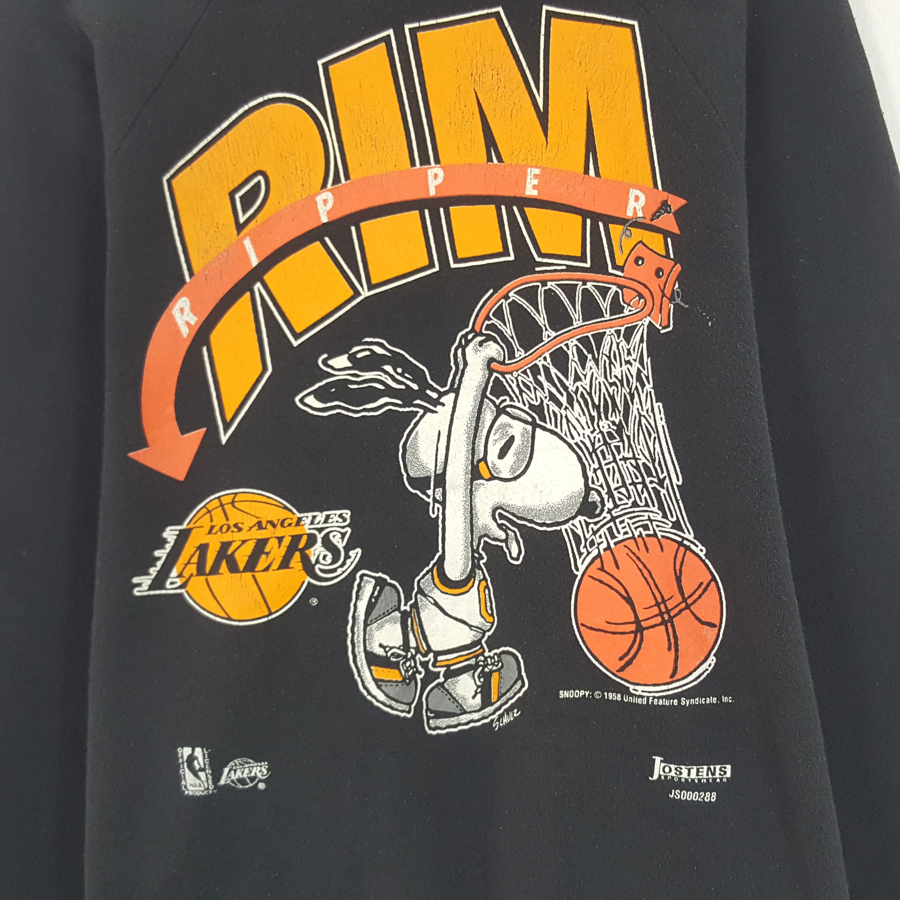 NBA × Vintage Vintage Rim Ripper Lakers Sweatshirt Size US L / EU 52-54 / 3 - 2 Thumbnail