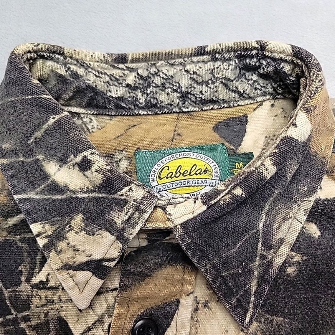 Vintage VINTAGE Cabela's Camouflage Shirt Mens M Brushed Twill Flannel Mossy Oak Break Up Shirt Mens M Brown Camouflage Pattern Button-Up Casual Outdoor USA Size US M / EU 48-50 / 2 - 4 Thumbnail