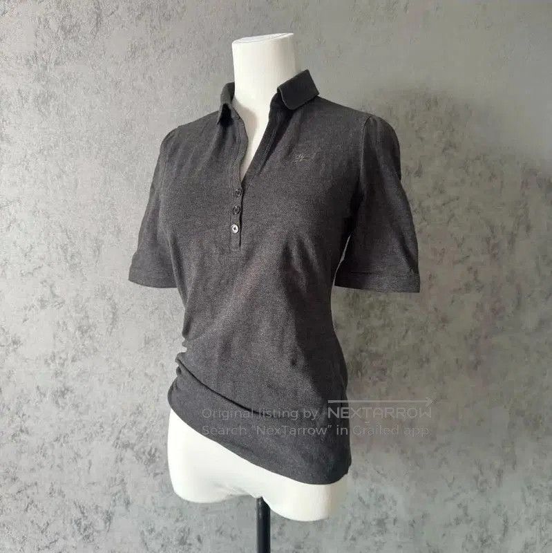 Burberry Burberry Gray Short Sleeve Polo T-Shirt. Size S / US 4 / IT 40 - 1 Thumbnail