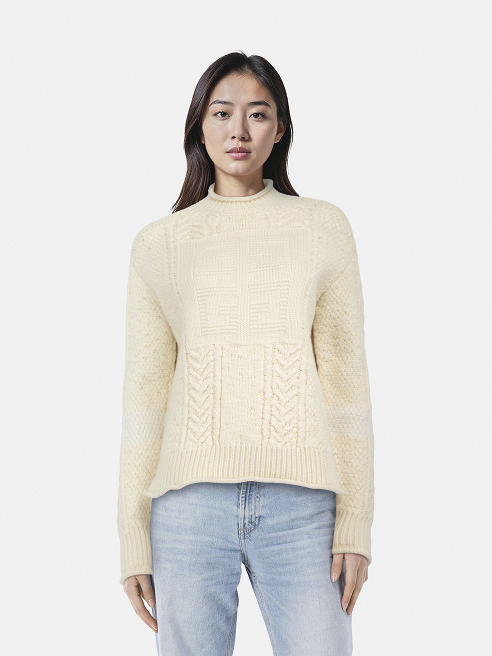 Givenchy Beige Wool Logo Knit Sweater Size S / US 4 / IT 40 - 1 Thumbnail