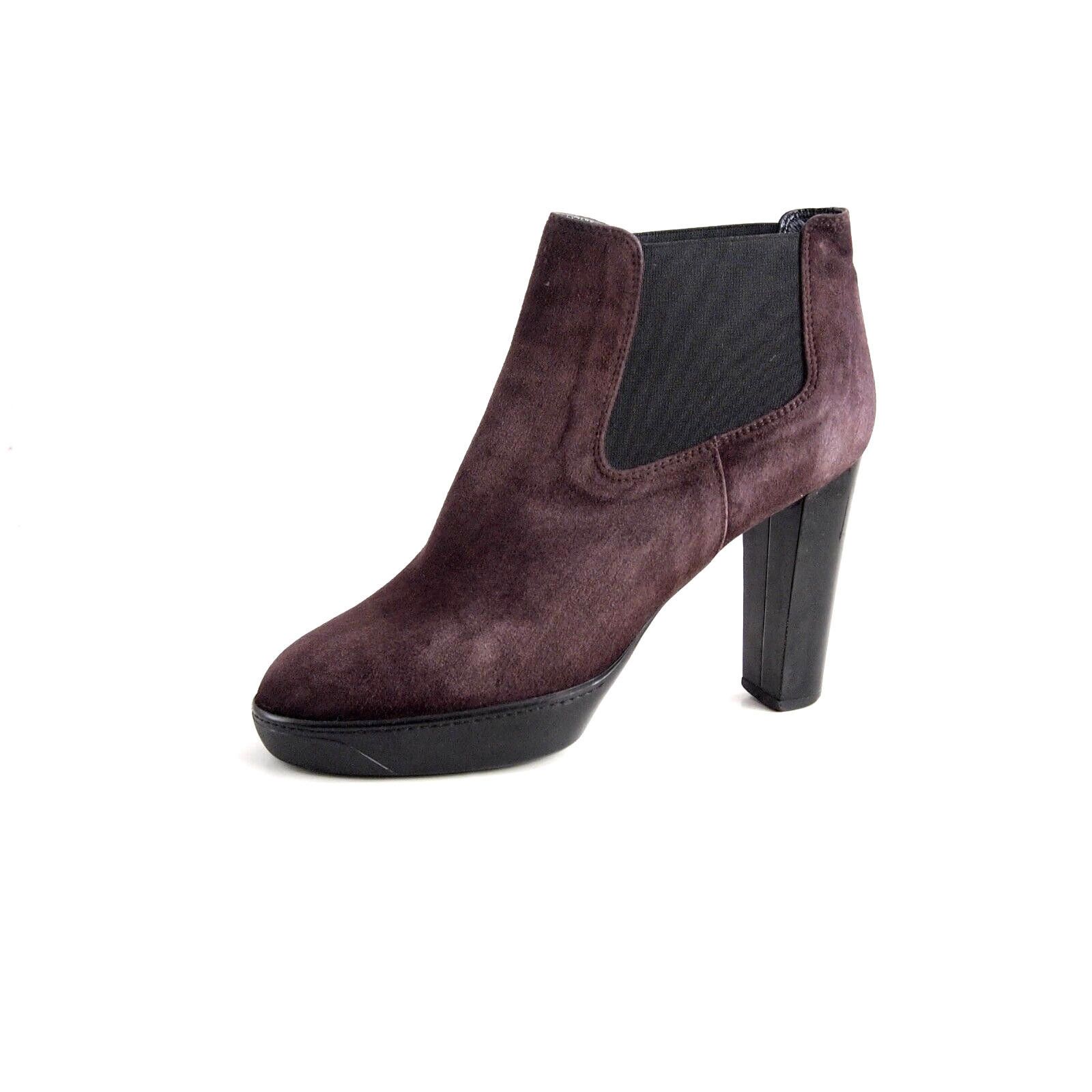 Hogan Hogan Platform Booties High Heel Brown Suede US 8 EU 38 Size US 8 / IT 38 - 1 Thumbnail