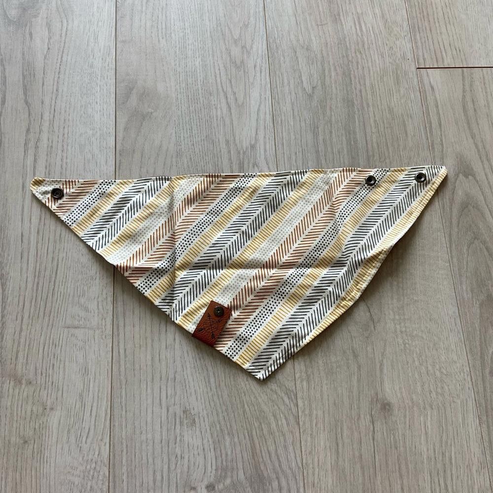 Designer WOPC Red Floral Dog Bandana Size ONE SIZE - 5 Thumbnail