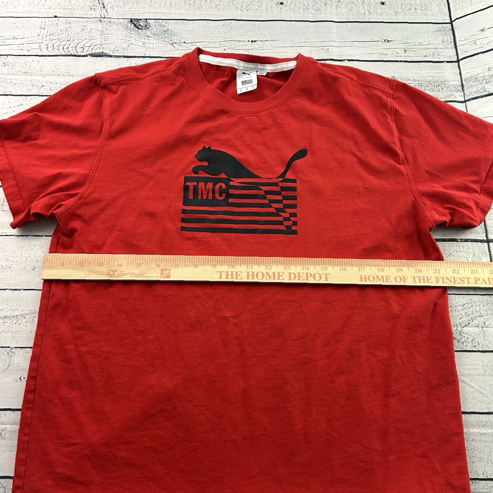 Puma PUMA TMC Nipsey Hussle Short Sleeve T Shirt Men's Large Red Size US L / EU 52-54 / 3 - 4 Thumbnail