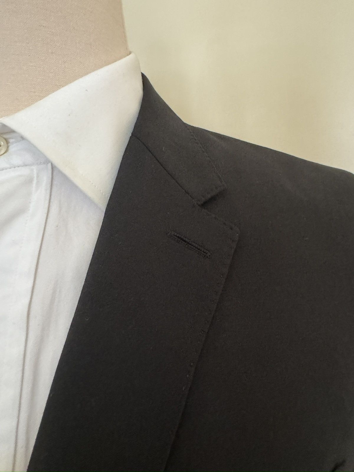 Burberry Burberry Made in Italy Black Single Breasted Wool Jacket 40S Size 40S - 3 Thumbnail