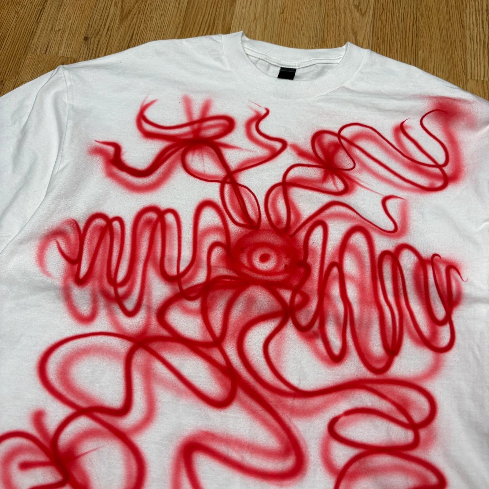 Japanese Brand Custom Airbrush Graphic T-Shirt XL Size US XL / EU 56 / 4 - 2 Thumbnail