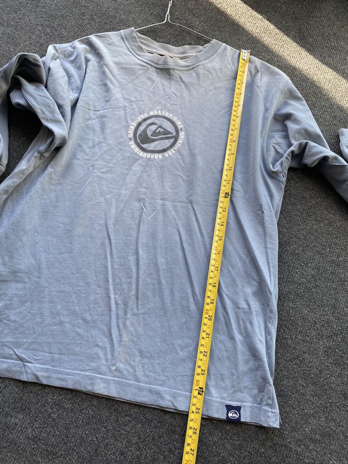 Quiksilver 🔥Quiksilver Faded Washed Dirty long sleeve vintage tee rare Size US S / EU 44-46 / 1 - 11 Thumbnail