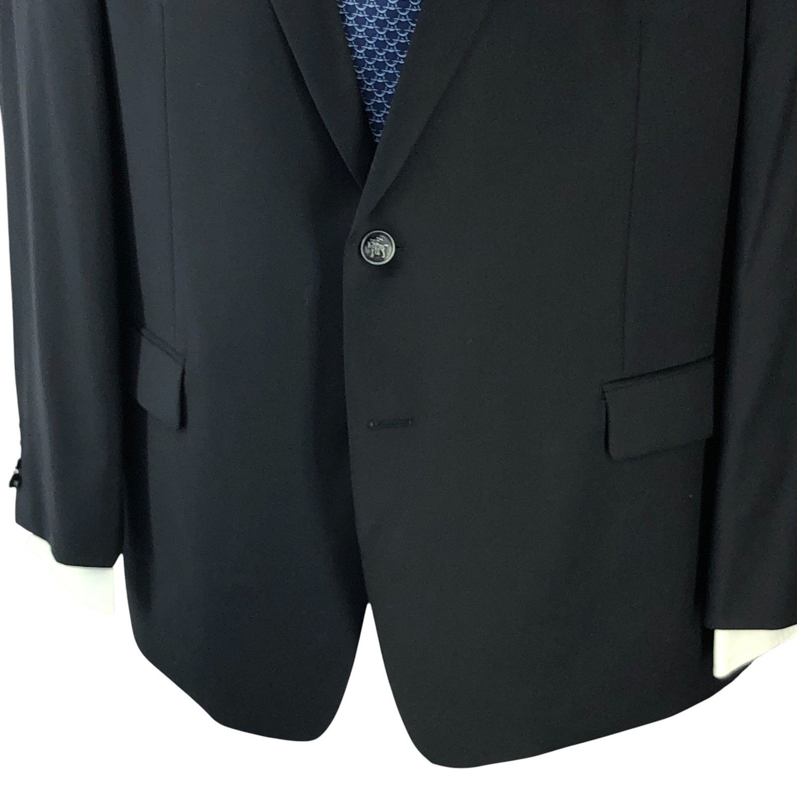 Hart Schaffner Marx Hart Schaffner Marx HSM Size 50R Blazer Blue Metal Buttons Size 50R - 3 Thumbnail