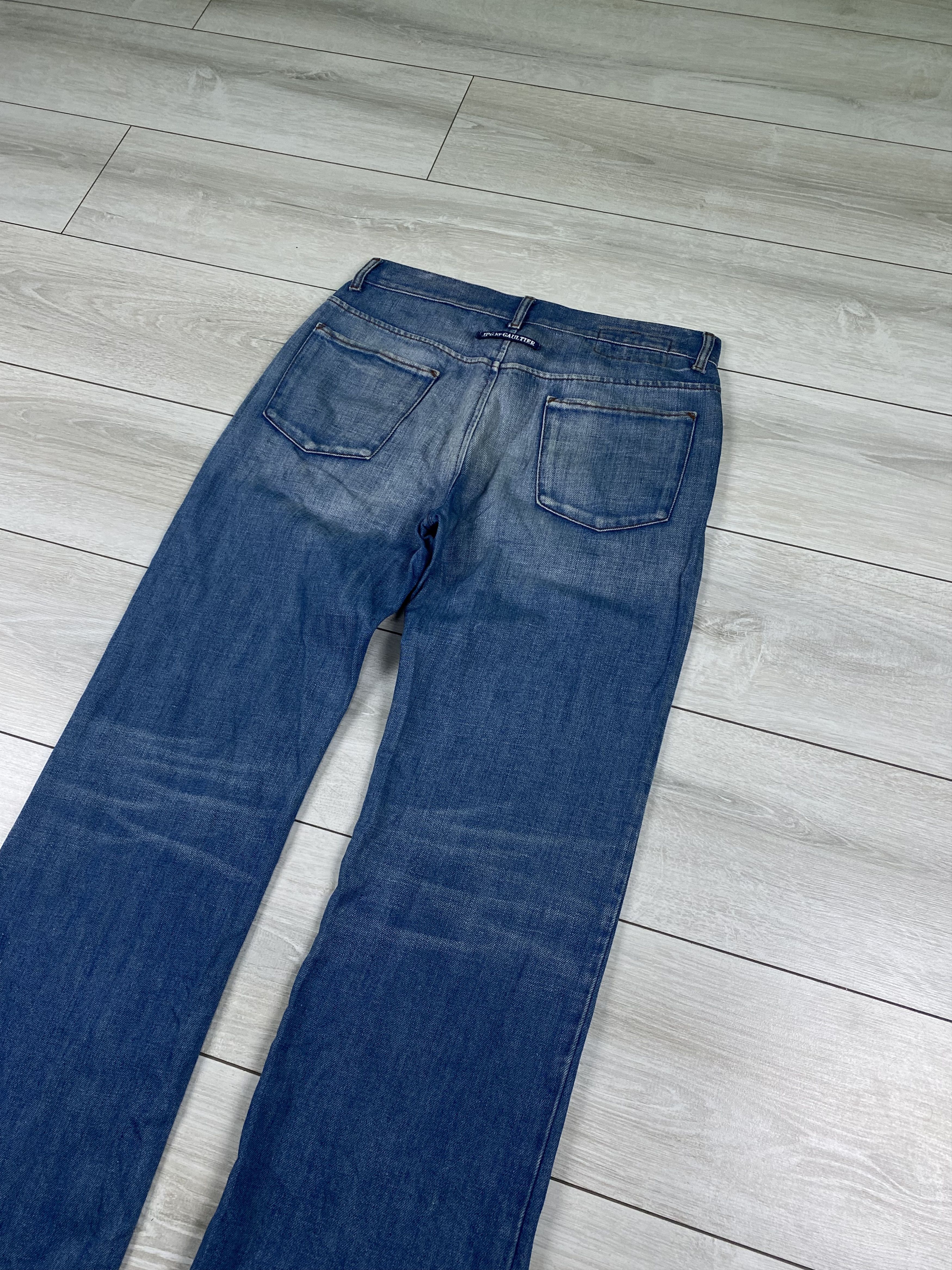 Jean Paul Gaultier Vintage Jean Paul Gaultier 90s straight blue jeans sz 32 Size US 32 / EU 48 - 7 Thumbnail