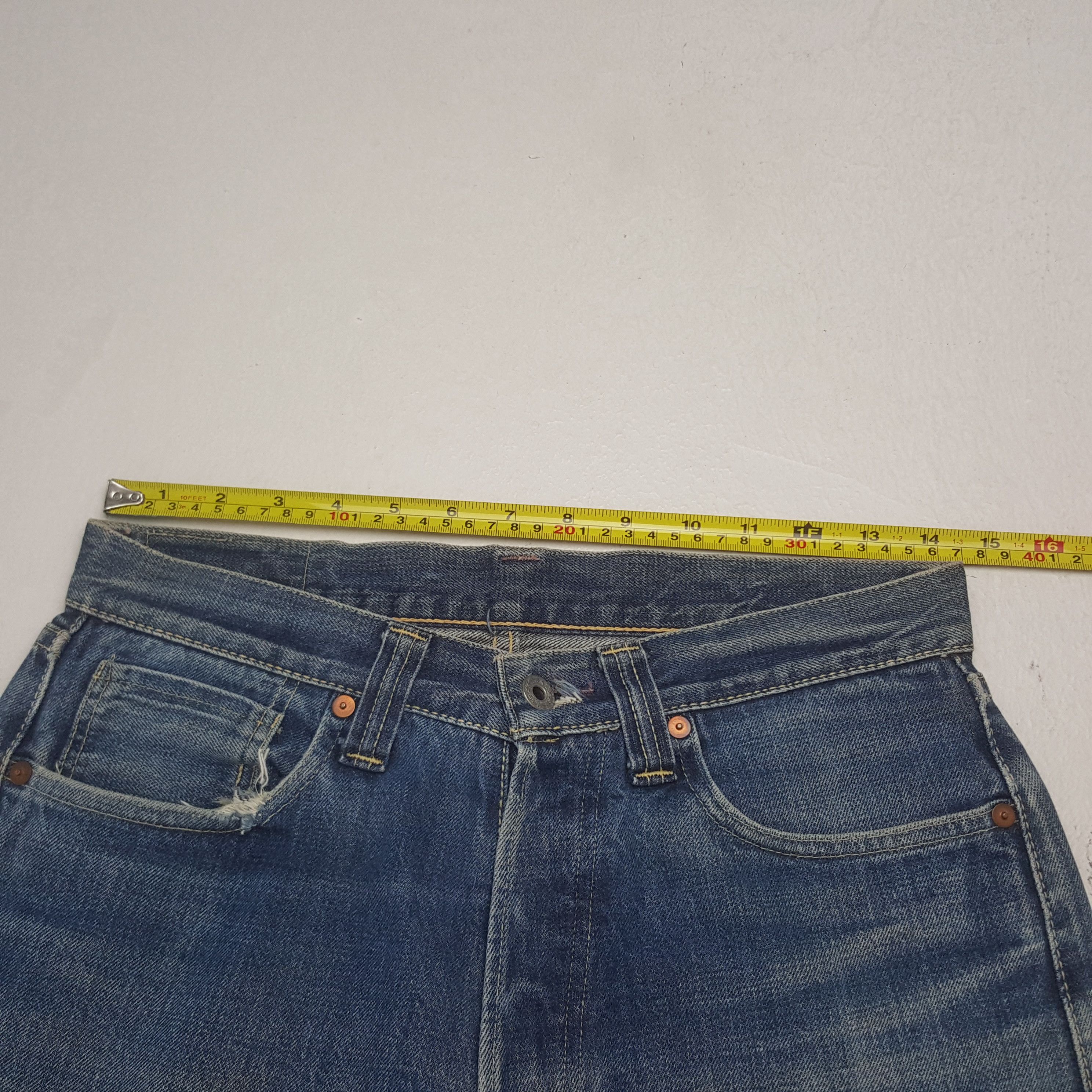 Denime Vintage Denime Selvedge Japanese Denim Jeans RR21 Size US 28 / EU 44 - 9 Thumbnail