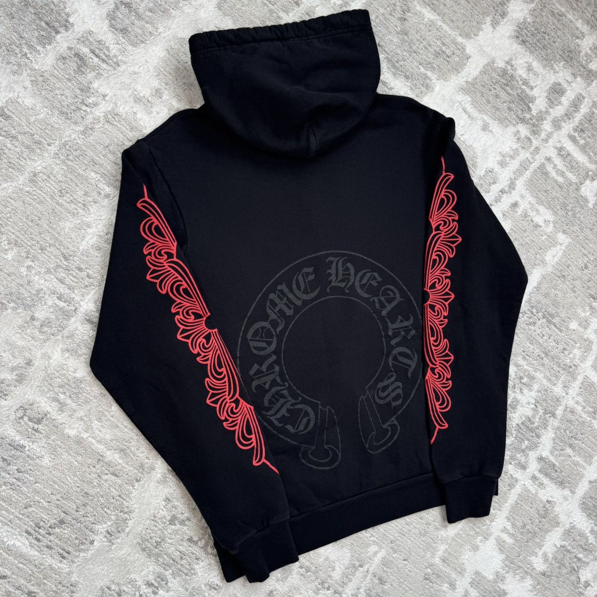 Chrome Hearts Horseshoe floral pullover hoodie Size US XS / EU 42 / 0 - 1 Thumbnail