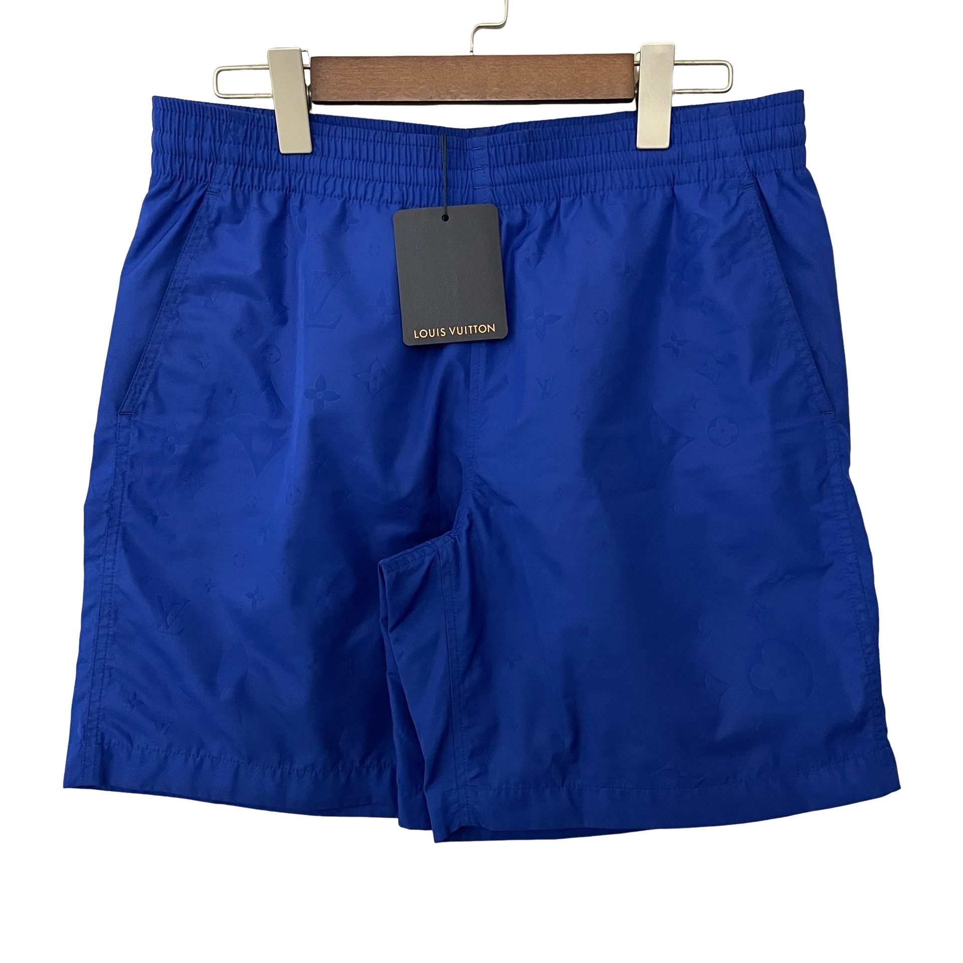Louis Vuitton Louis Vuitton Monogram Blue Shorts Size M Size US 32 / EU 48 - 1 Thumbnail