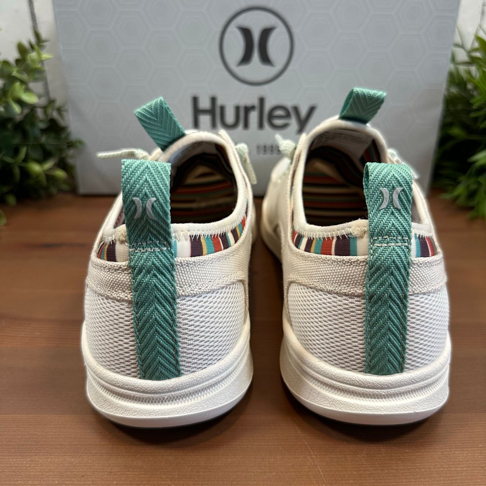 Hurley Hurley Women's Castaic Beige Bungee Shoes Slip On Sneakers Size US 6 / IT 36 - 5 Thumbnail