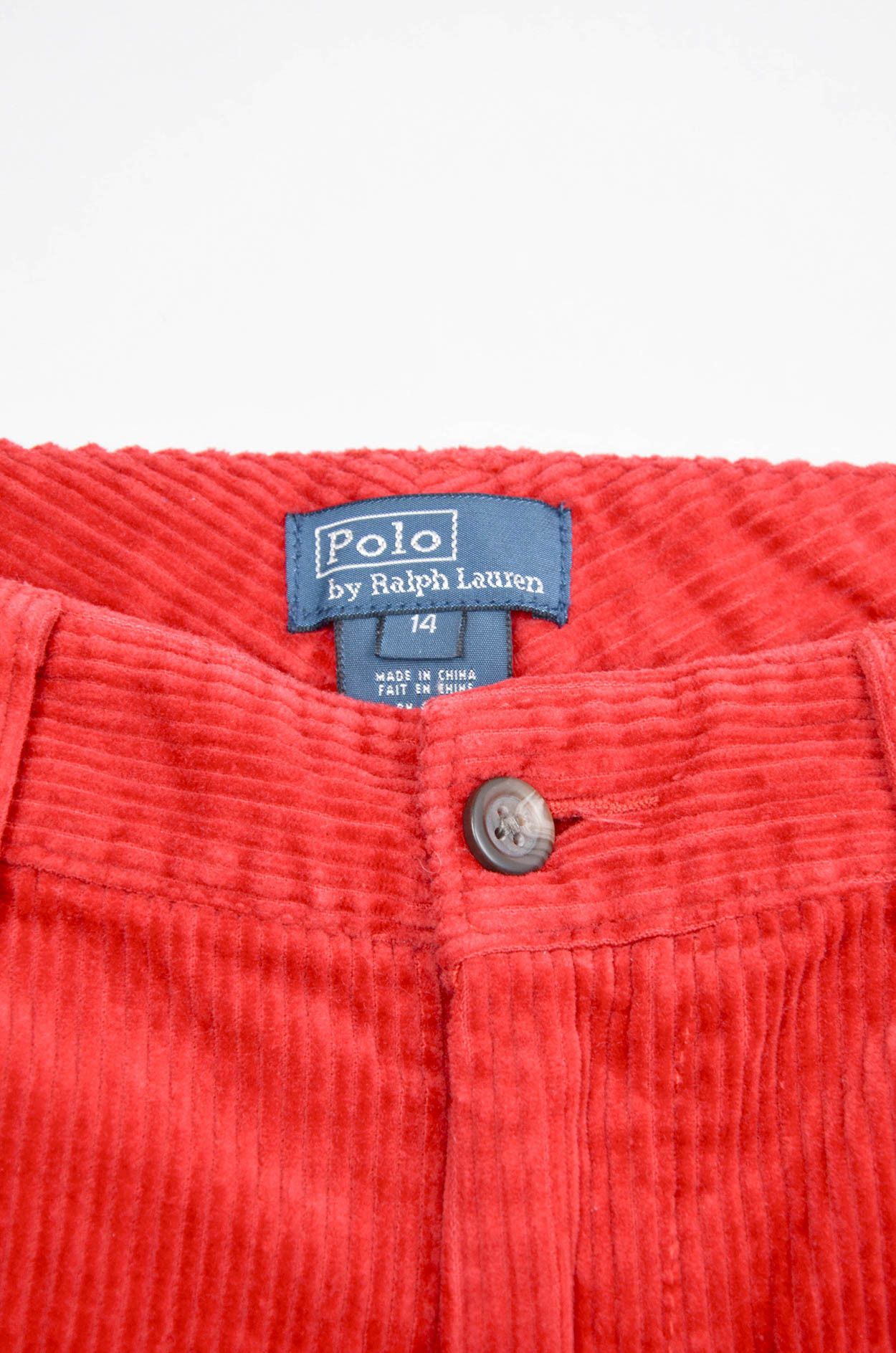 Polo Ralph Lauren Polo Ralph Lauren Red Corduroy Pants – Size 14 Size 30" / US 8 / IT 44 - 5 Thumbnail