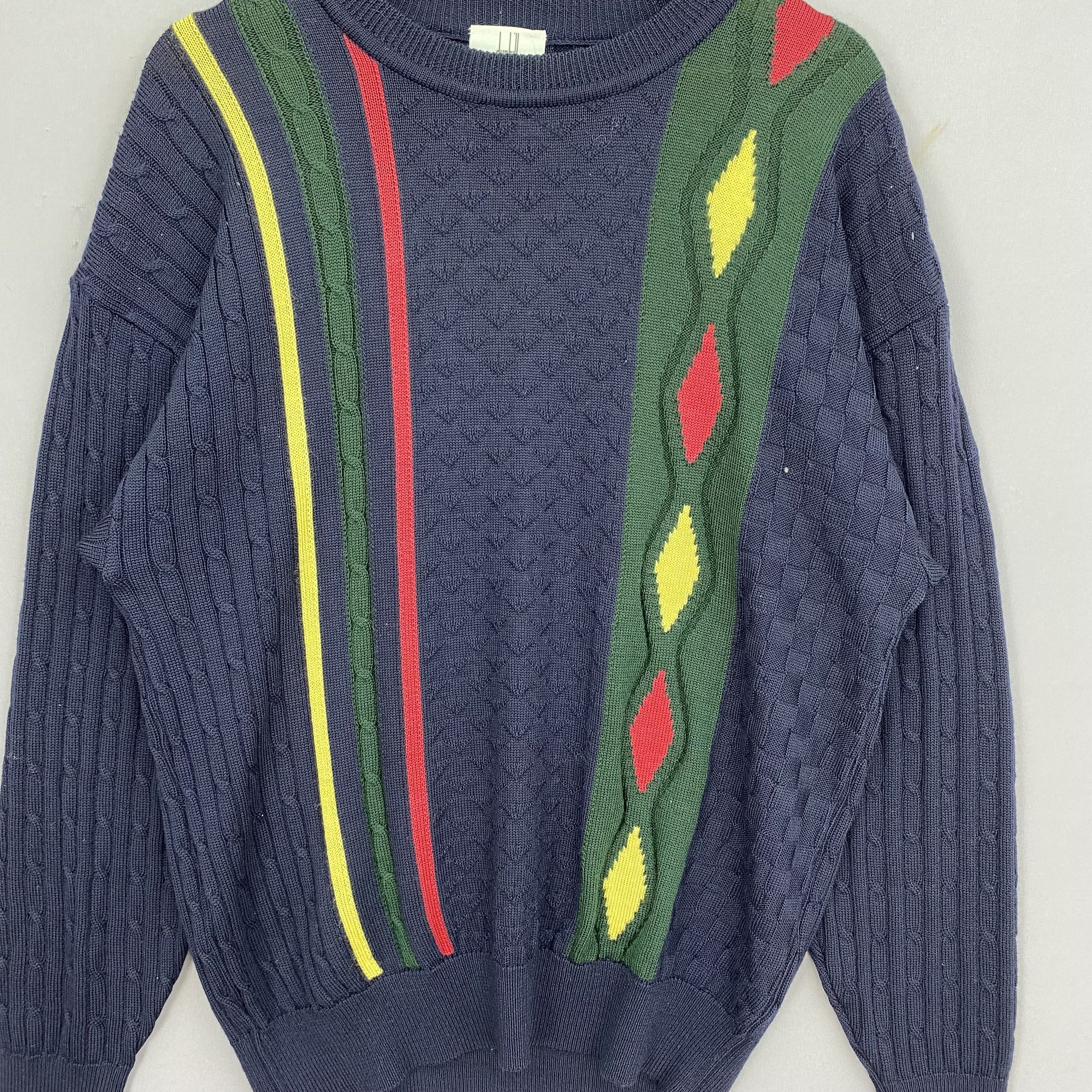 Alfred Dunhill Vintage 90s Dunhill Knitwear Sweater Sweatshirt | GF20433 Size US S / EU 44-46 / 1 - 3 Thumbnail