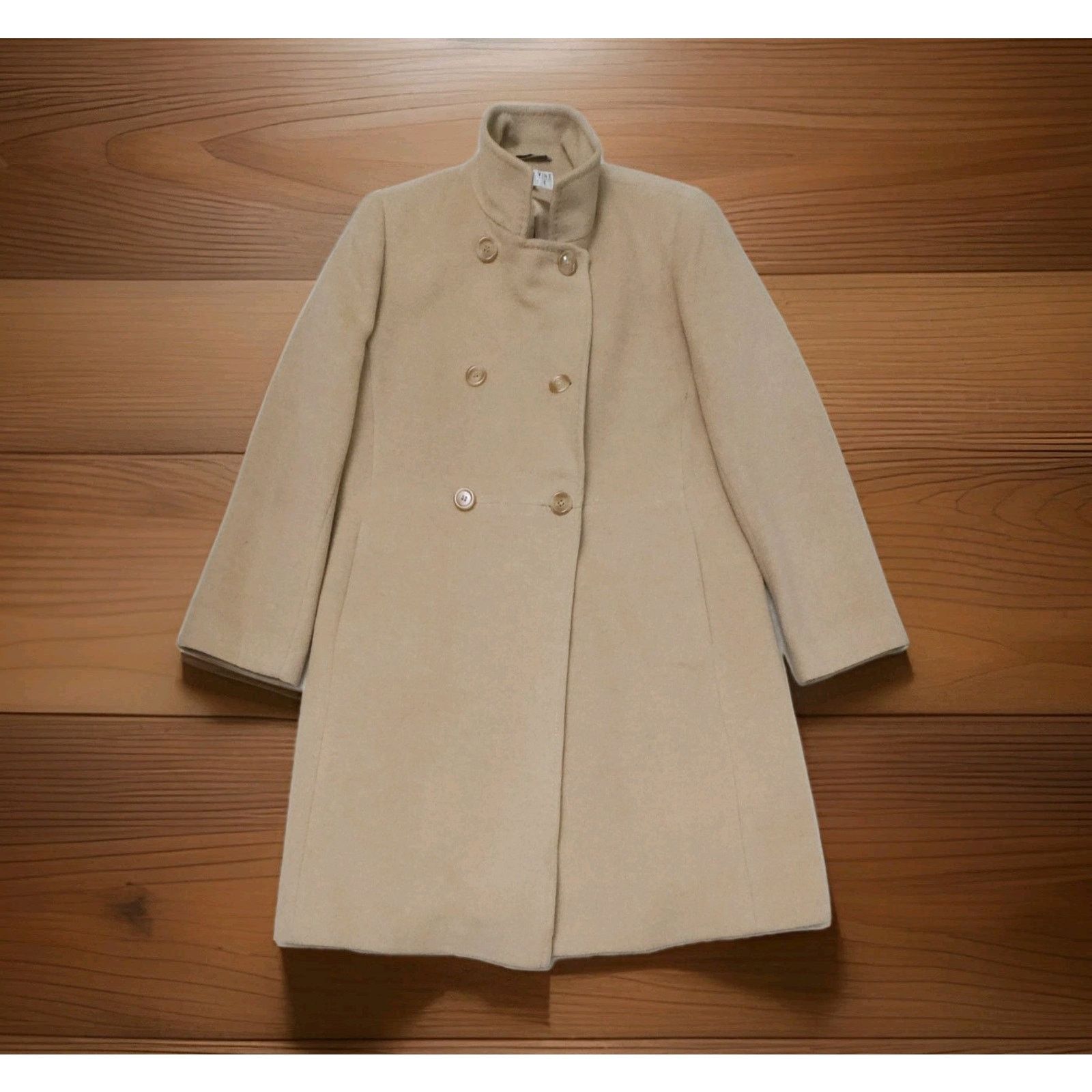 Other Larry Levine Design 100% Pure Camel Hair Cashmere Coat 14 Size L / US 10 / IT 46 - 1 Thumbnail