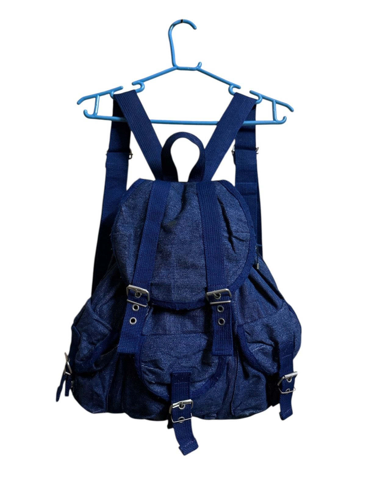 Japanese Brand SACS GS Denim Bagpack Vintage Size ONE SIZE - 1 Thumbnail